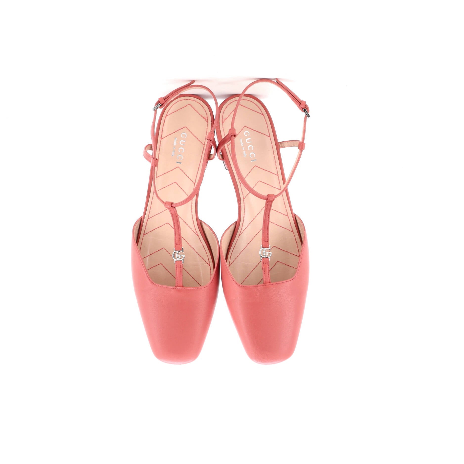 Women's GG Slingback Flats Leather