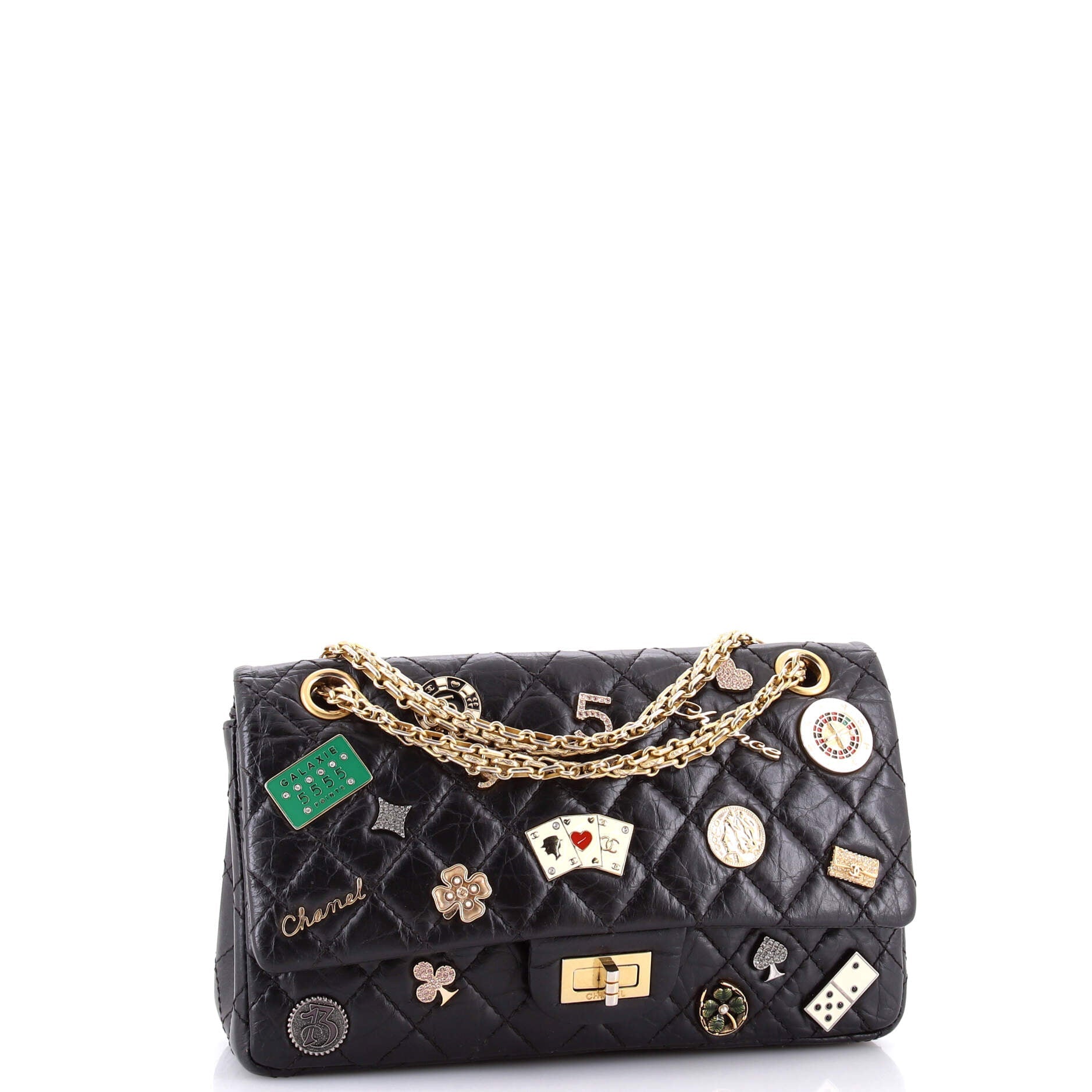 Lucky Charms Reissue 2.55 Flap Bag Quilted Aged Calfskin 225