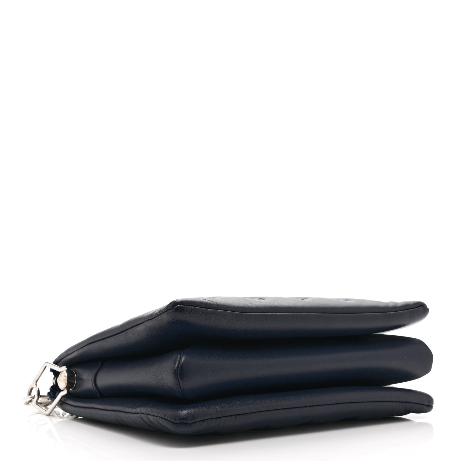 Lambskin Embossed Monogram Coussin PM Denim Blue