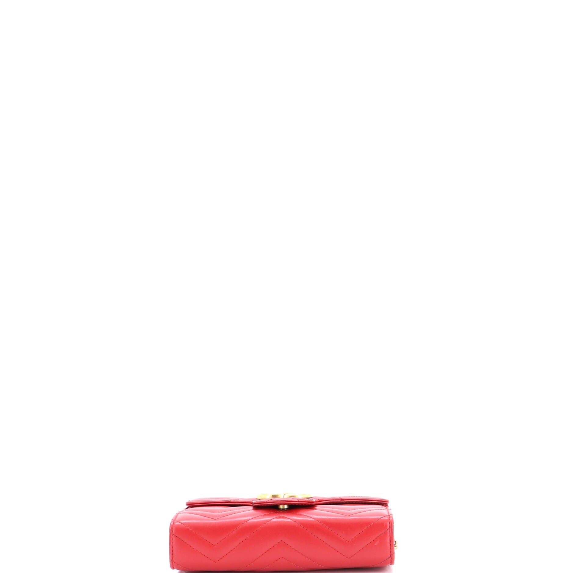 GG Marmont Chain Wallet Matelasse Leather Mini