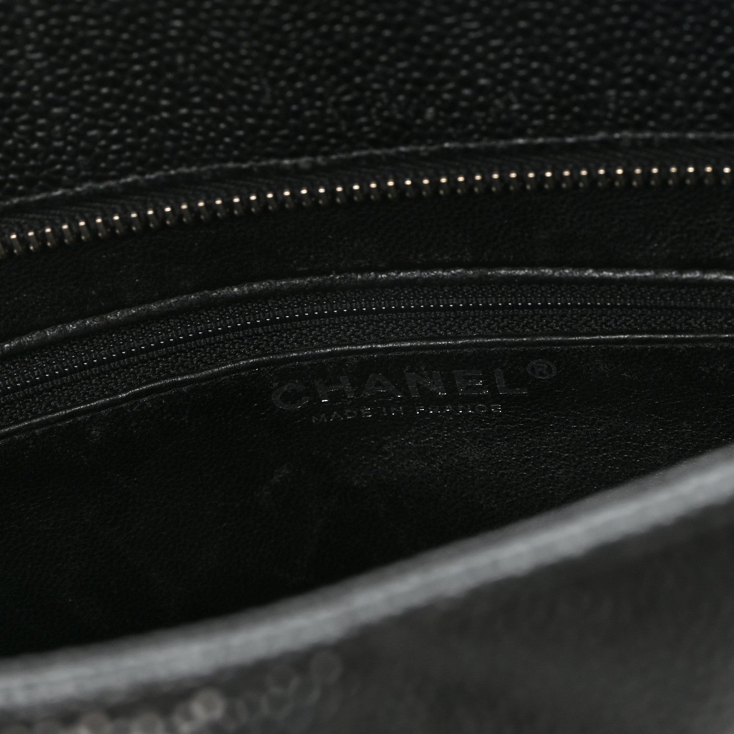 Caviar Quilted Medallion Tote Black