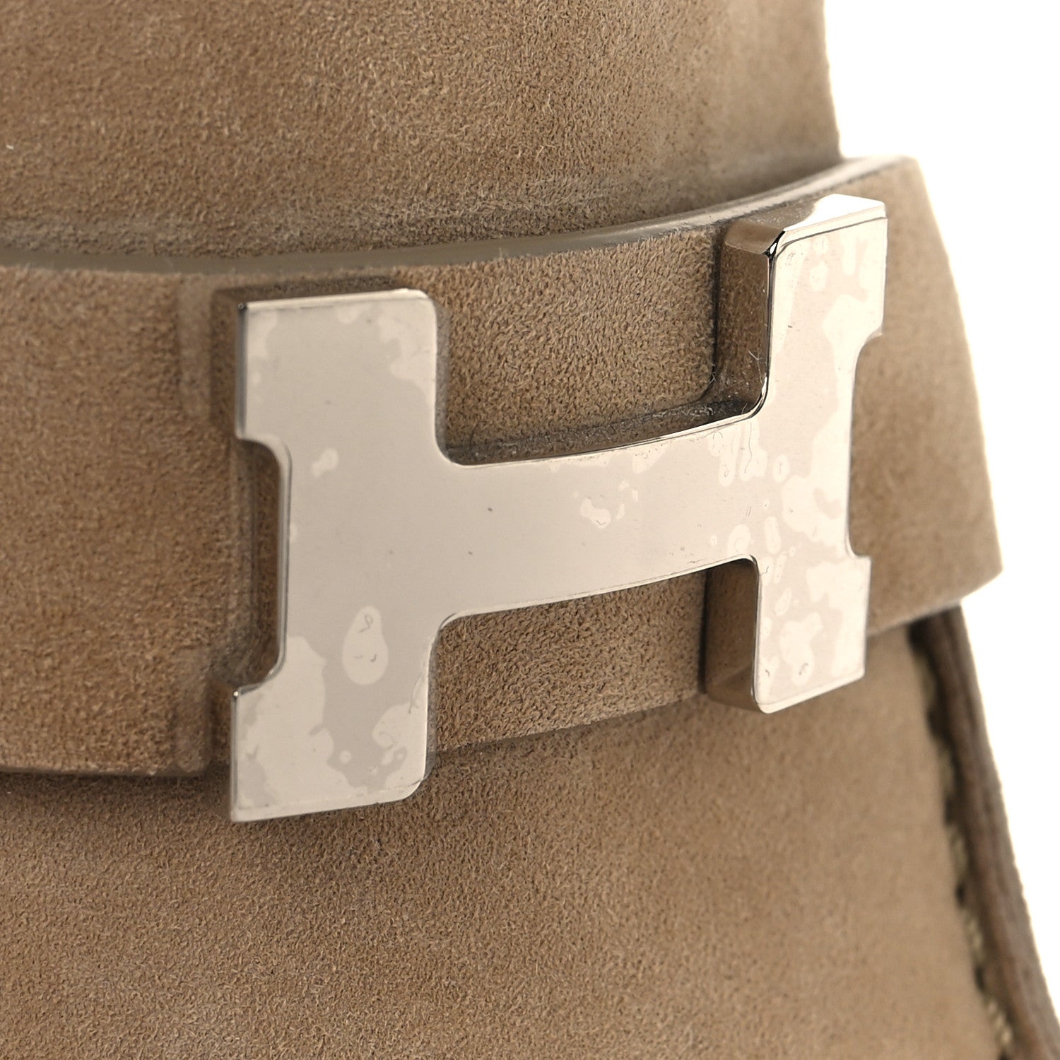 Suede Goatskin Flore 60 Mules 35.5 Beige