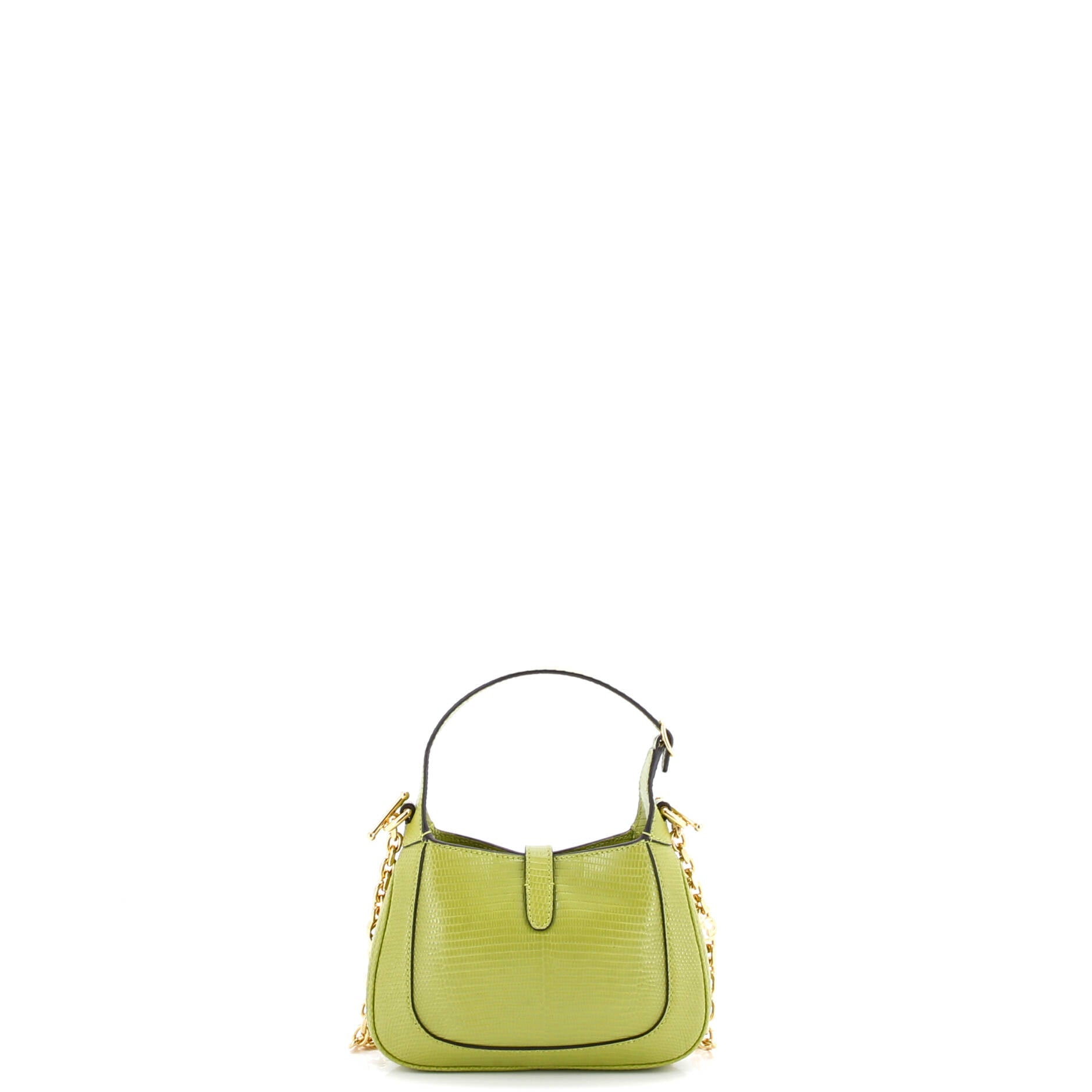 Jackie 1961 Chain Hobo Metallic Lizard Mini