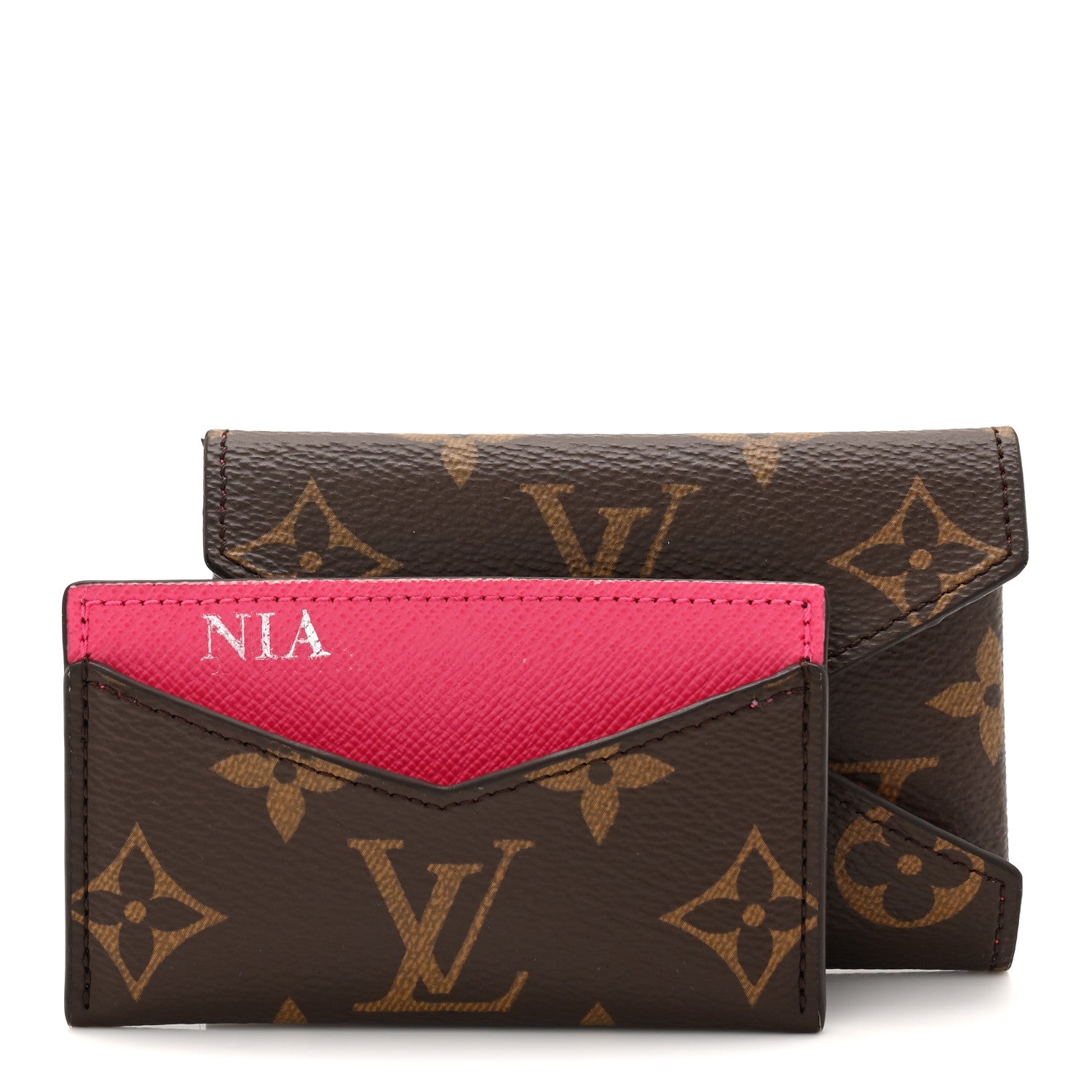 Monogram LV Colormania Kirigami Card Holder Pondichery Pink