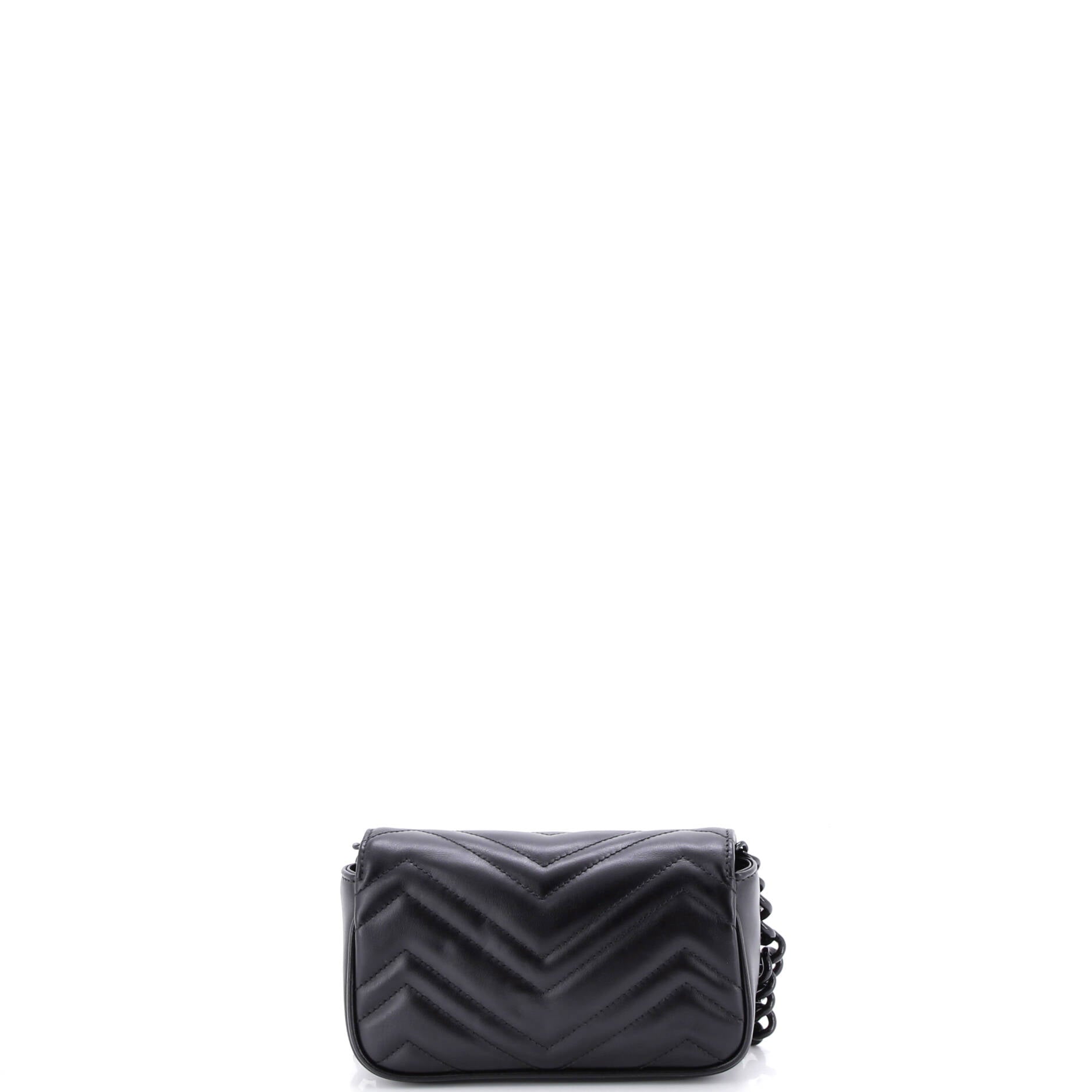 GG Marmont Flap Belt Bag Matelasse Leather