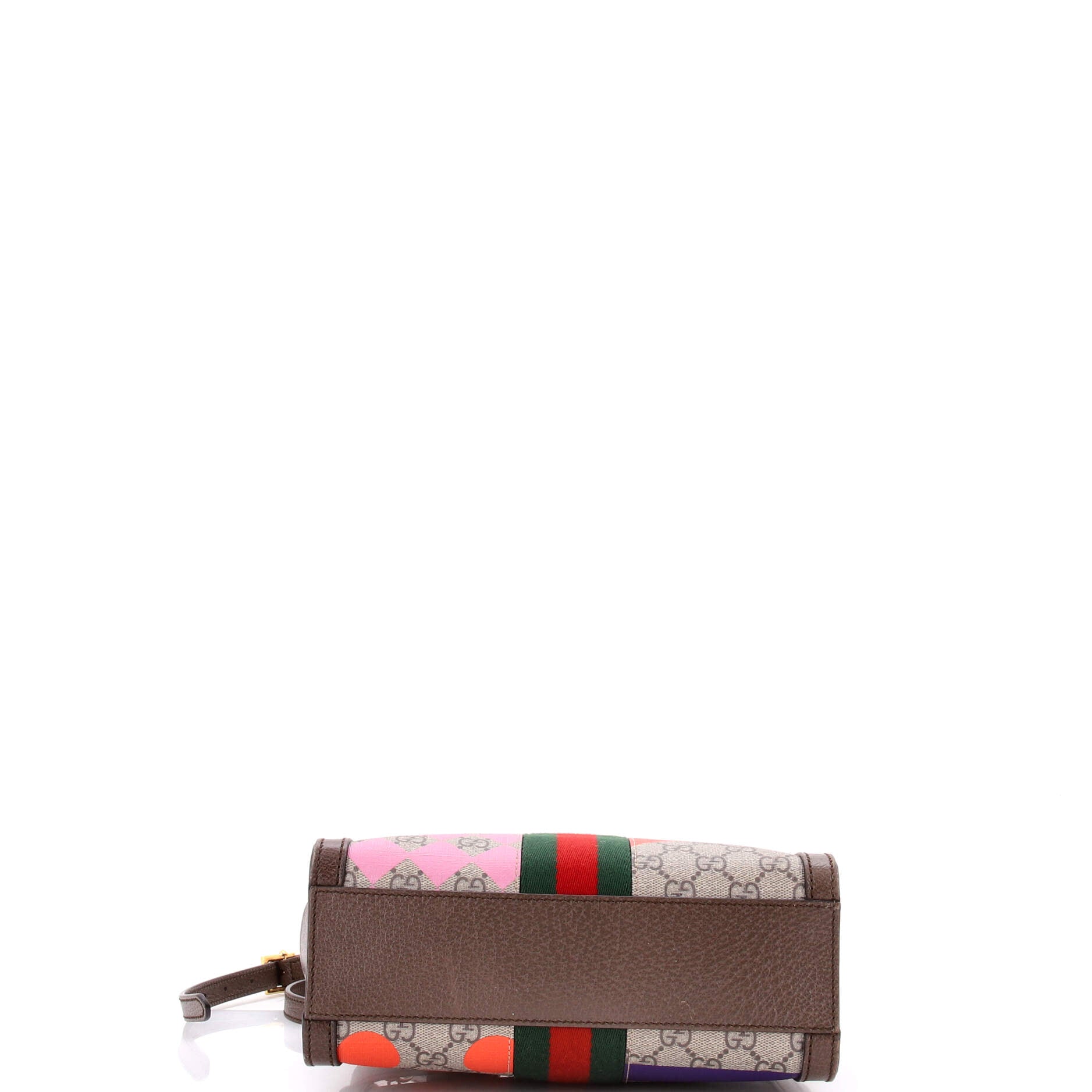 Ophidia Top Handle Tote Geometric GG Coated Canvas Small