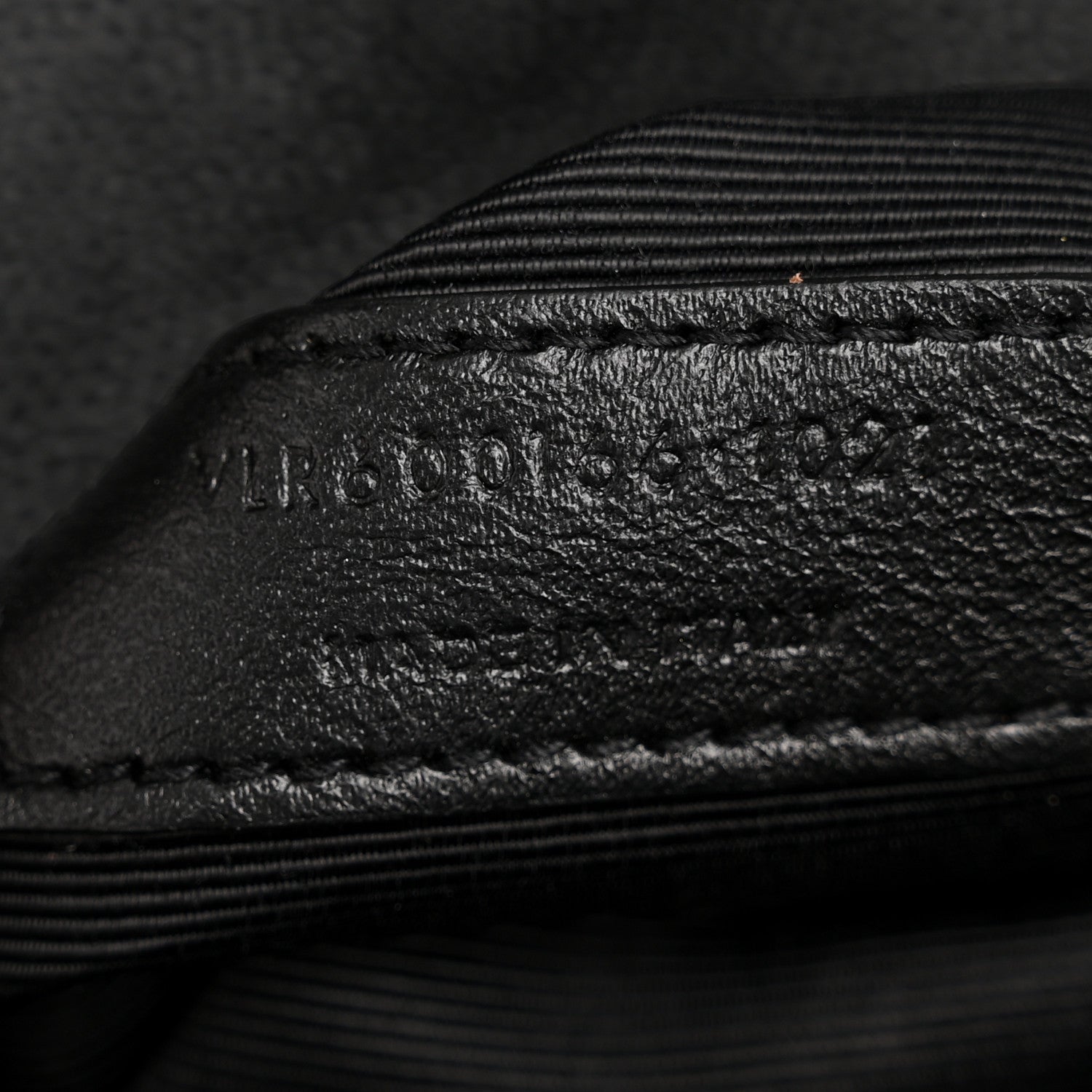 Grain De Poudre Textured Mixed Matelasse Large Triquilt Monogram Monochrome Satchel Black