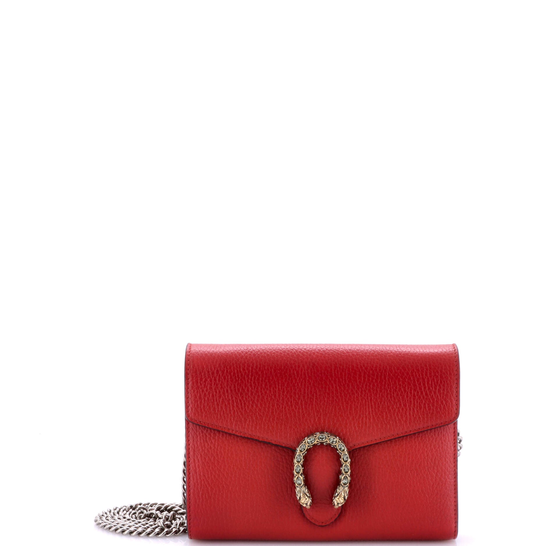 Dionysus Chain Wallet Leather with Embellished Detail Small