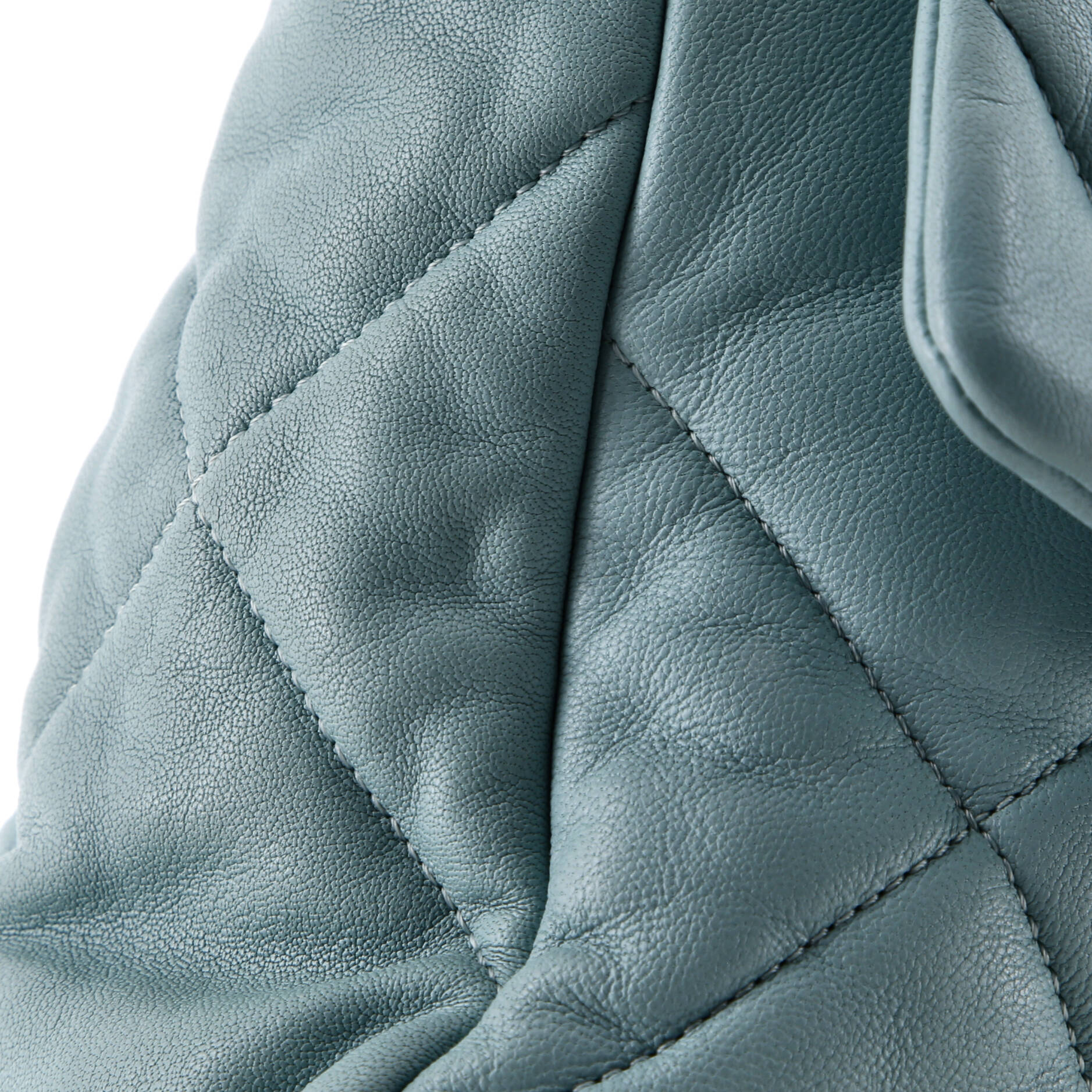 19 Flap Bag Quilted Leather Large