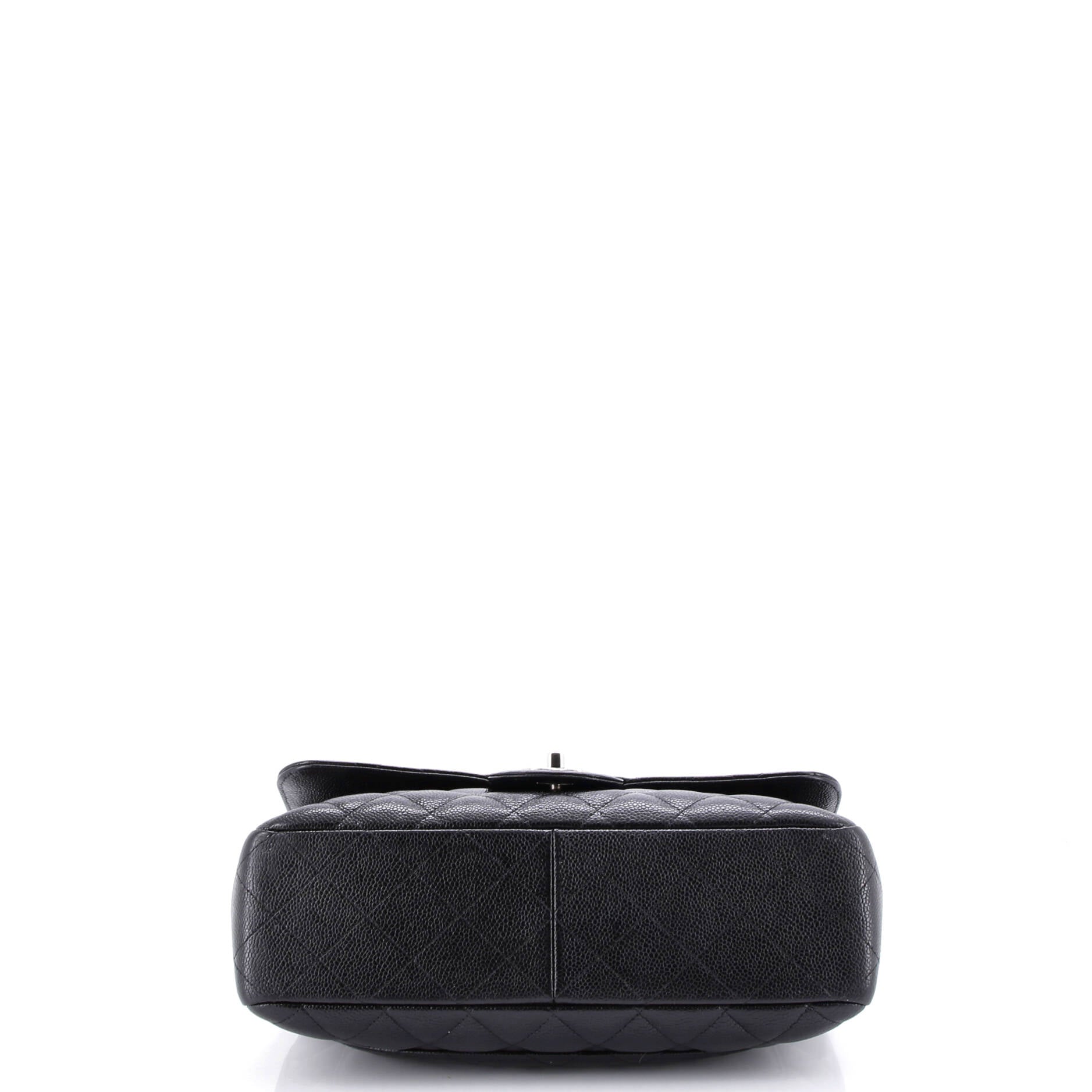 Classic Single Flap Bag Quilted Caviar Jumbo