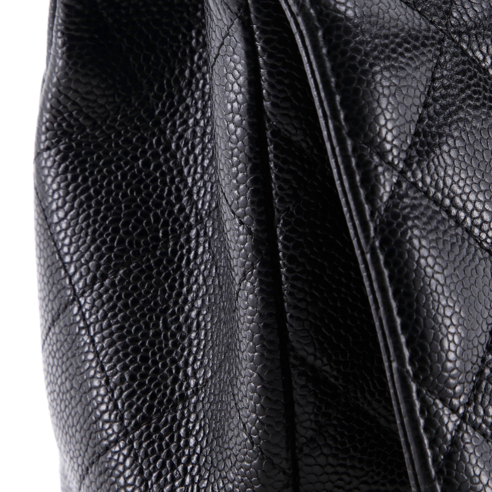 Classic Single Flap Bag Quilted Caviar Jumbo