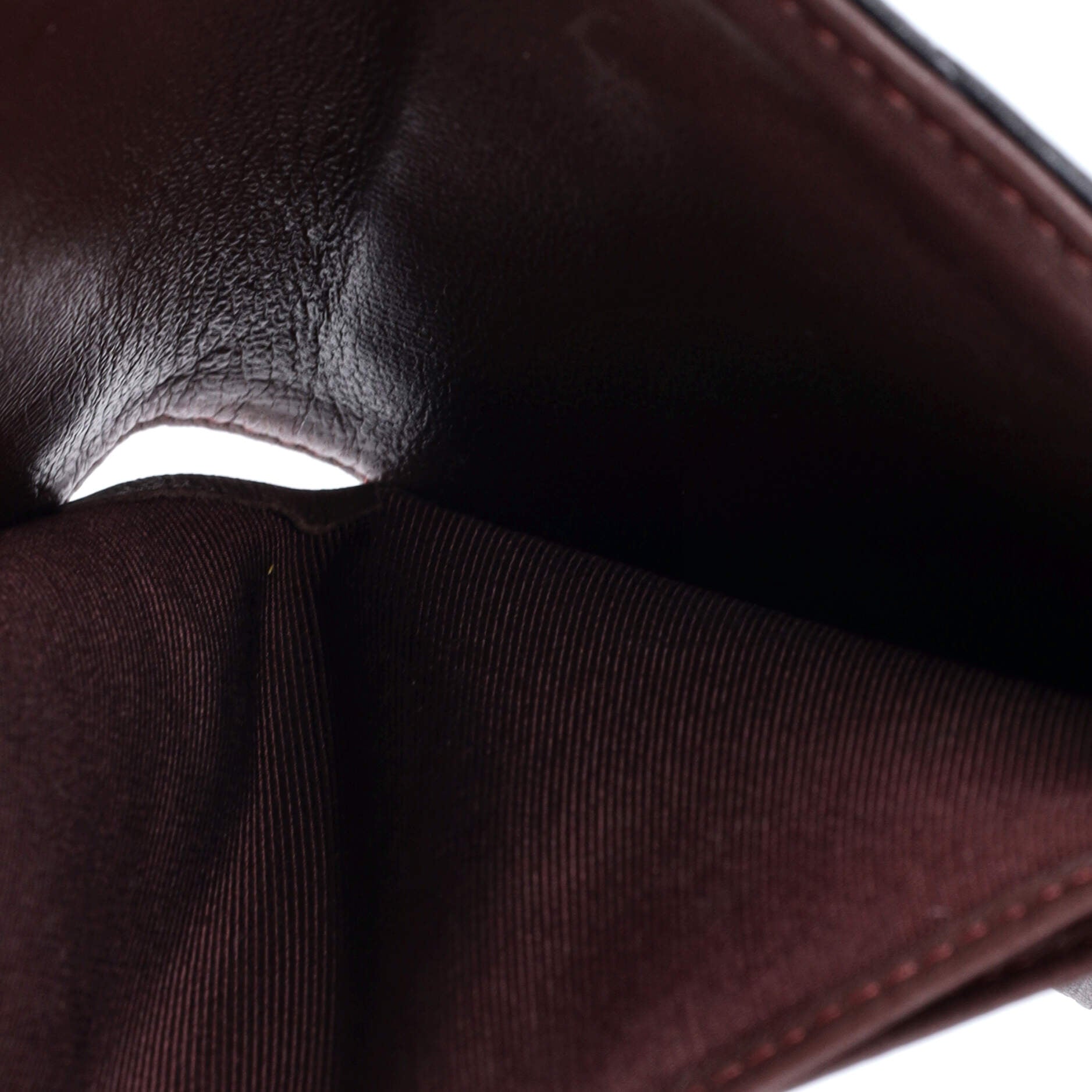 Trifold Flap Wallet Quilted Lambskin Small