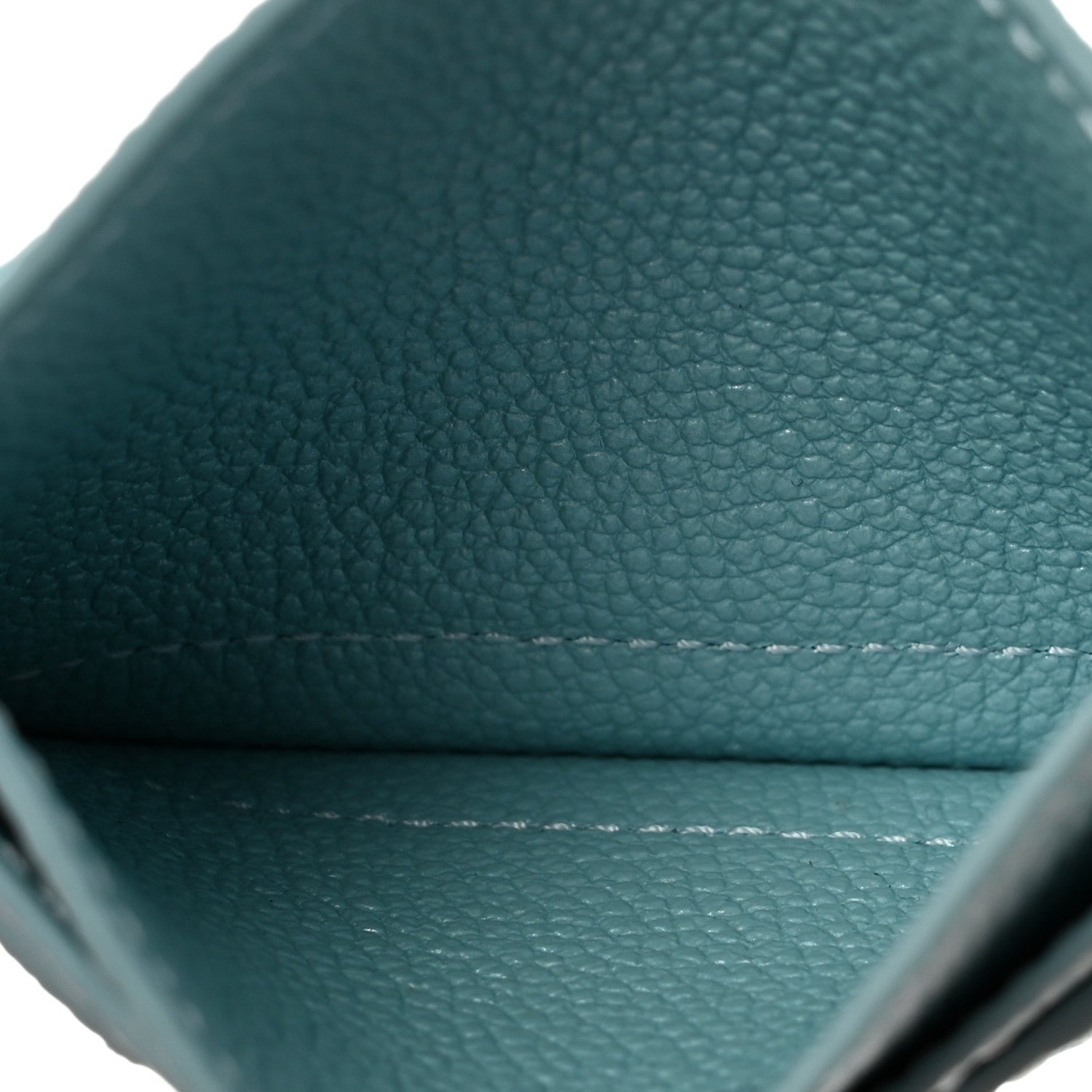 Empreinte Monogram LV Charms Card Holder Pearly Lagoon Turquoise