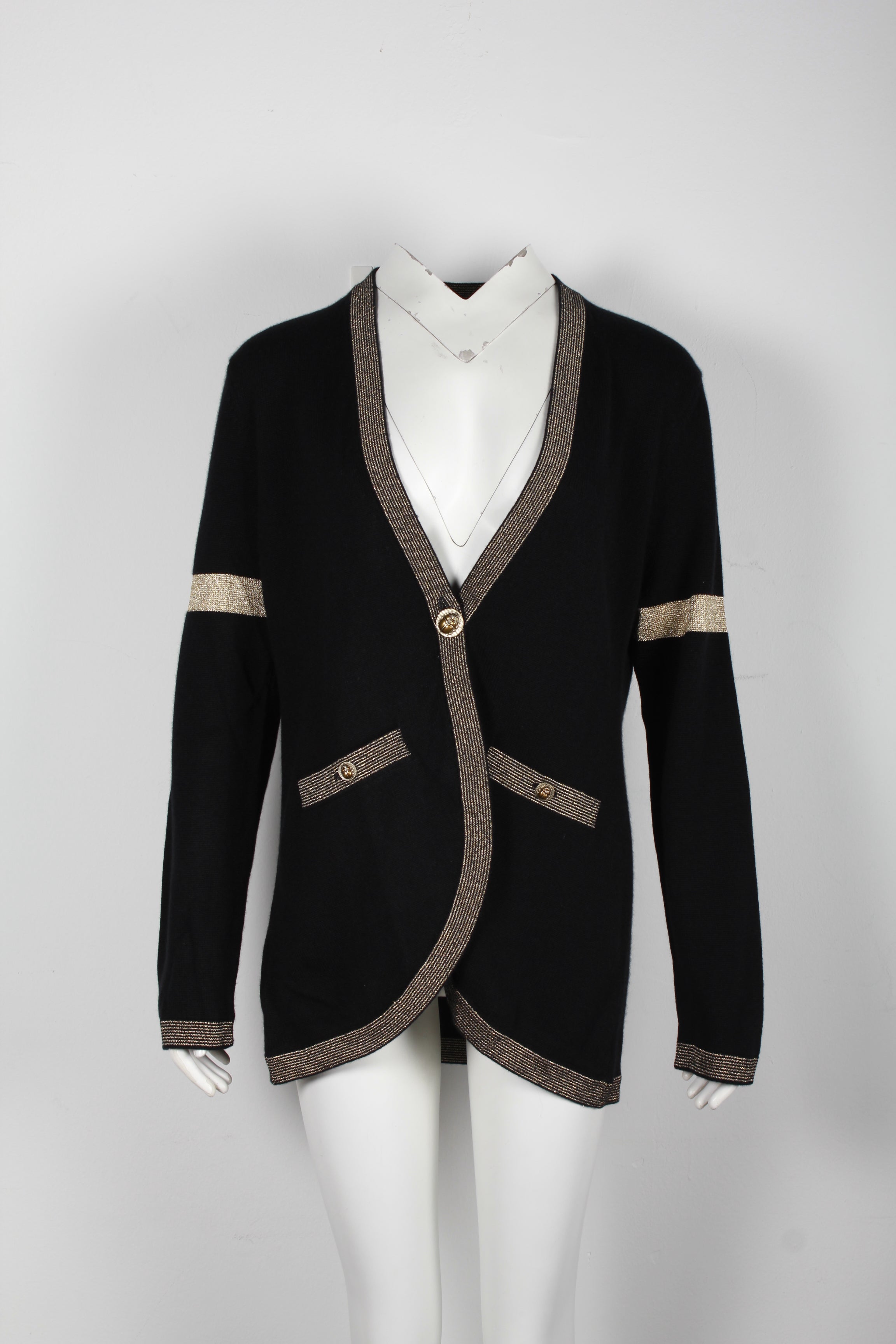 Women's Chanel 2019 Paris-New York Sweater in Black Cashmere