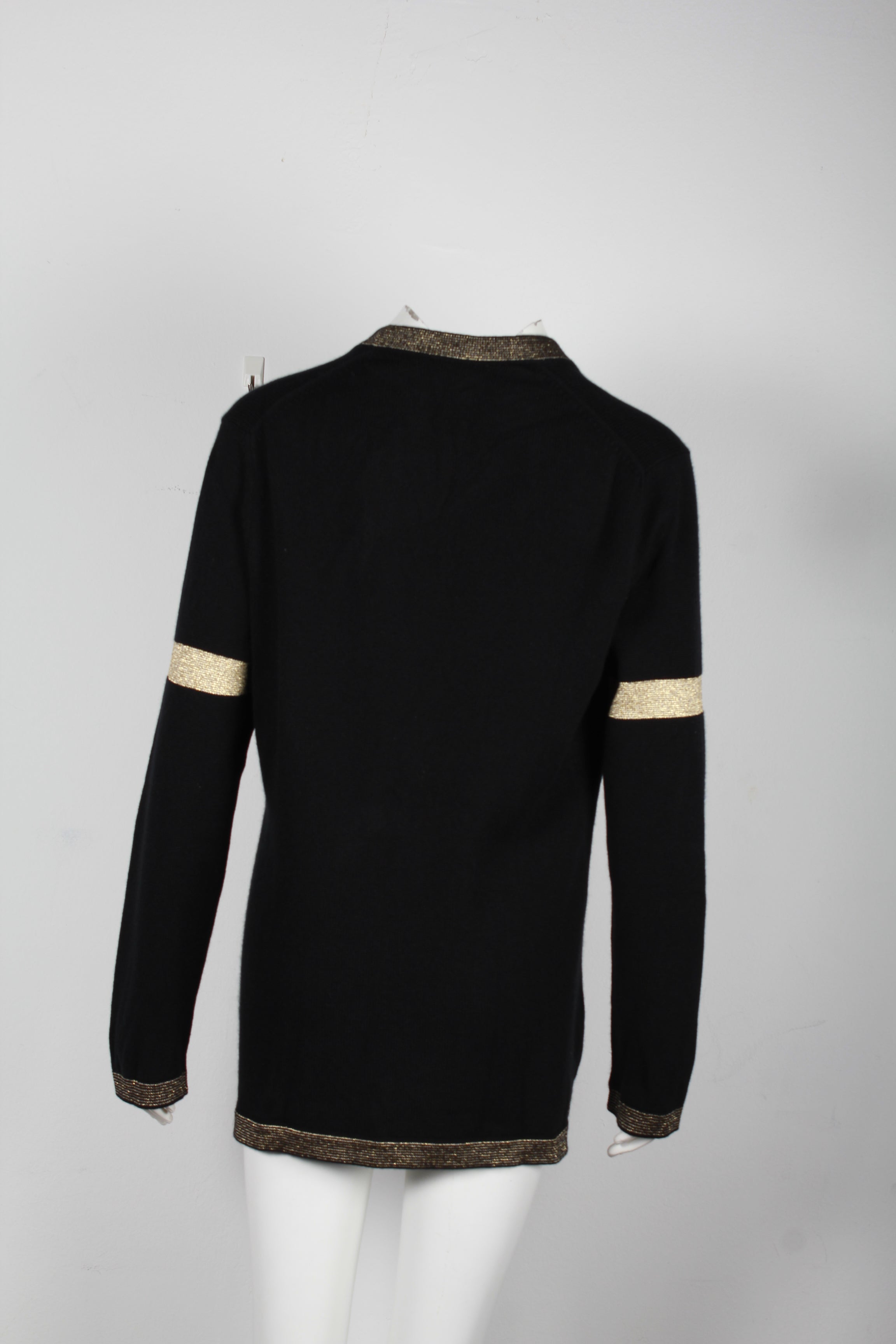 Women's Chanel 2019 Paris-New York Sweater in Black Cashmere