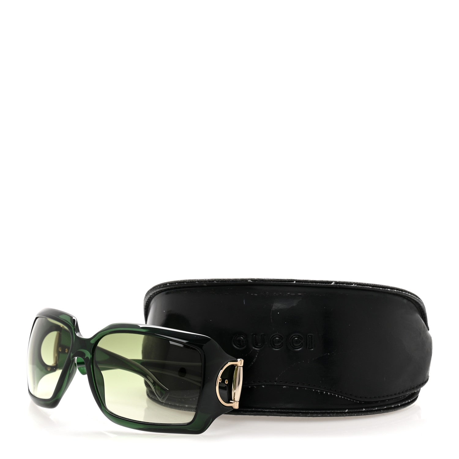 Acetate Horsebit Sunglasses 2562/S Green