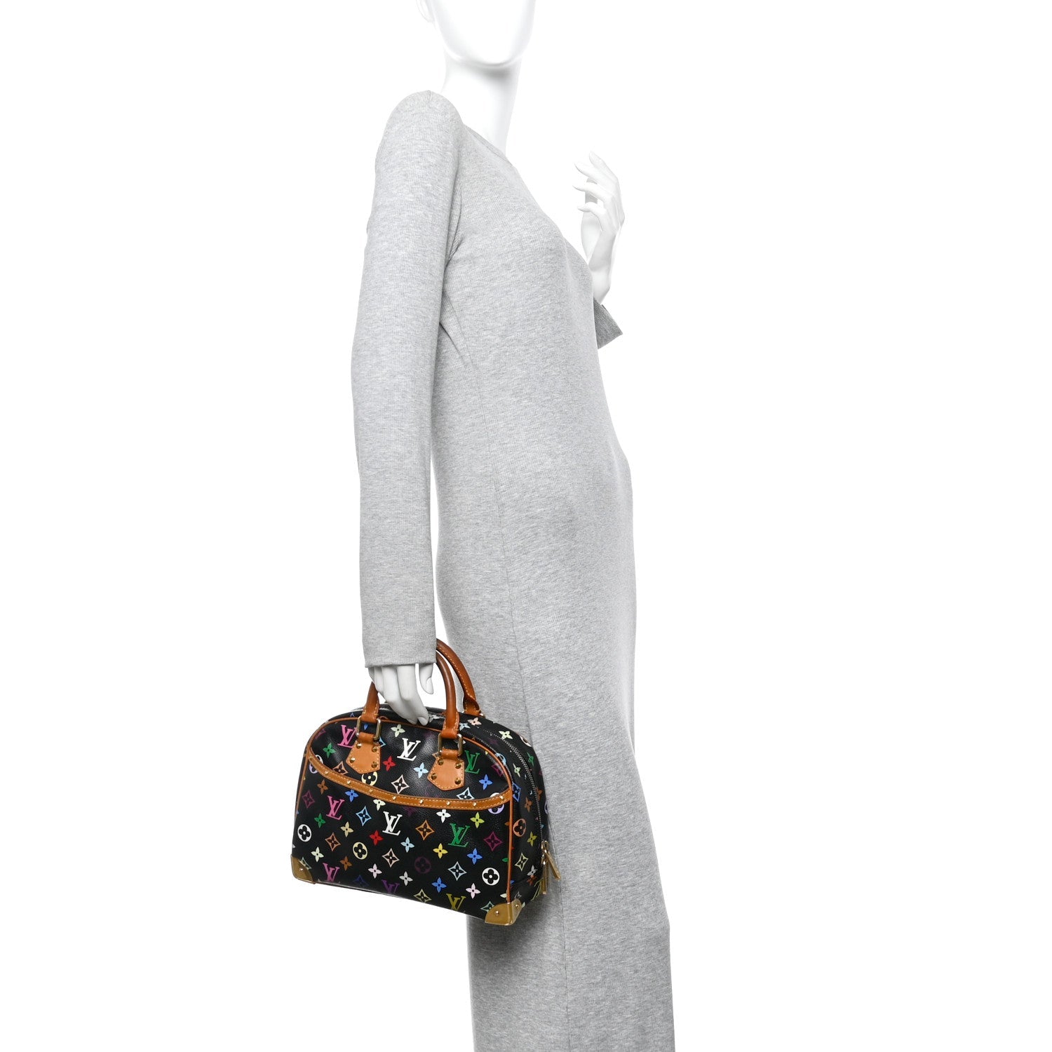 Monogram Multicolor Trouville Black