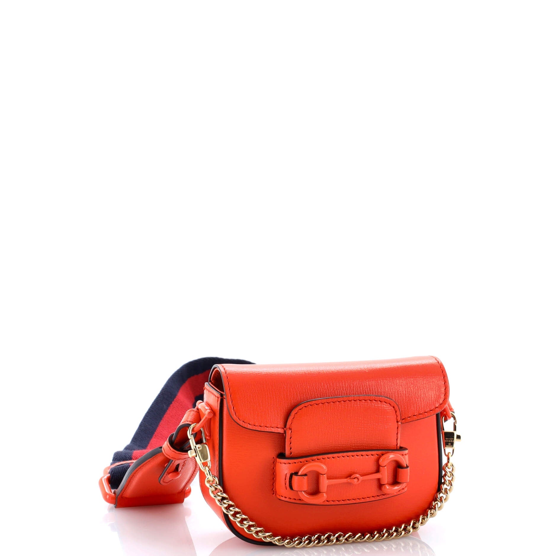 Horsebit 1955 Flap Wallet with Strap Leather