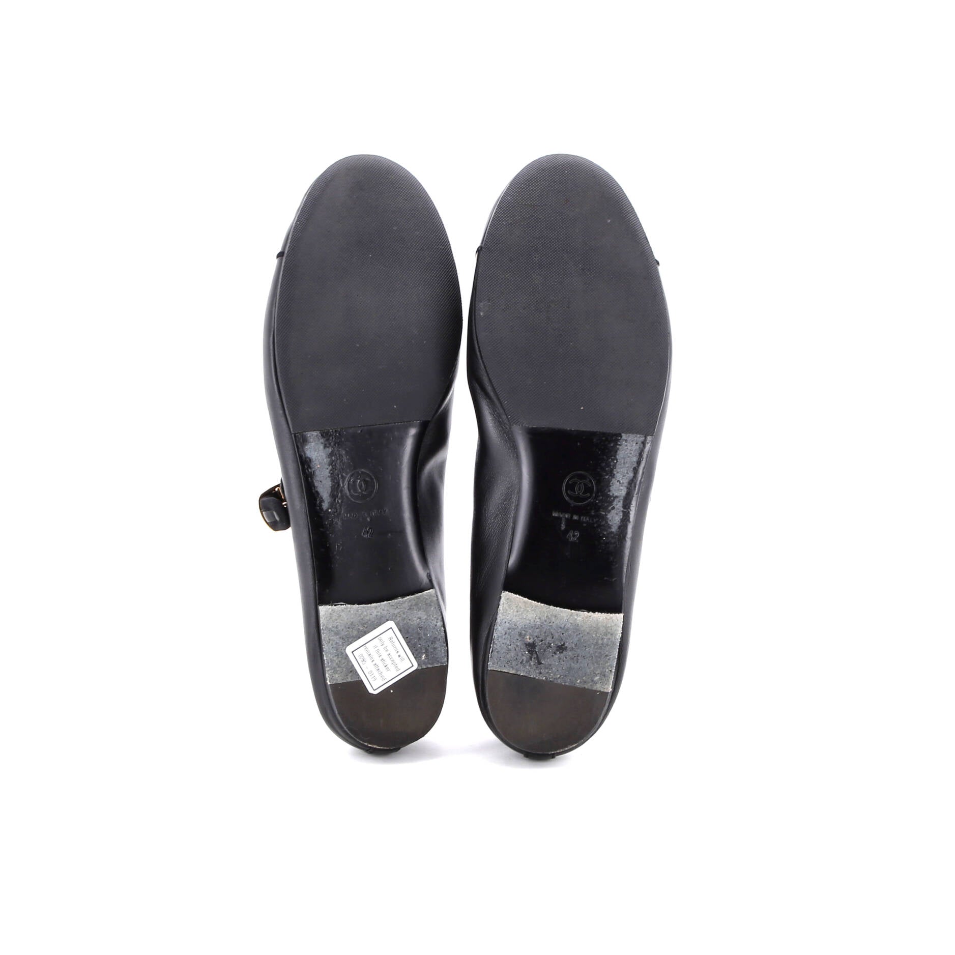 Women's CC Mary Jane Flats Embroidered Leather