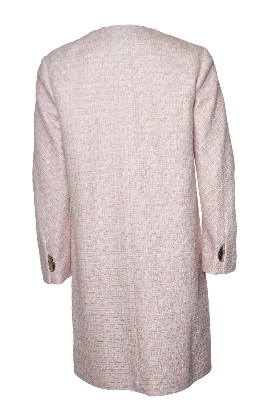 Women's Chanel Pink tweed lurex coat