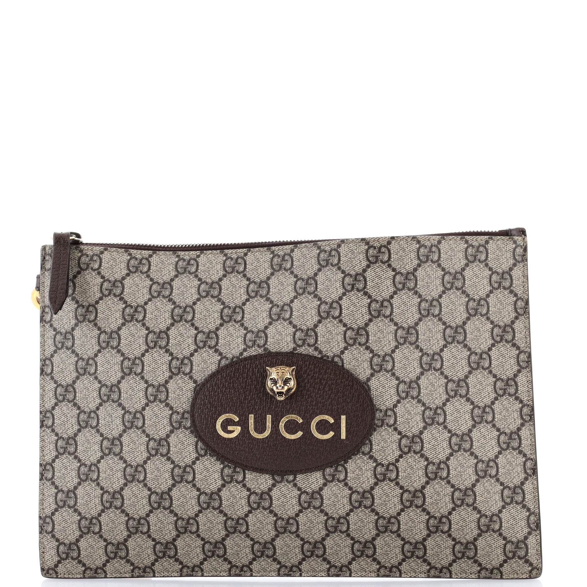Neo Vintage Wristlet Pouch GG Coated Canvas