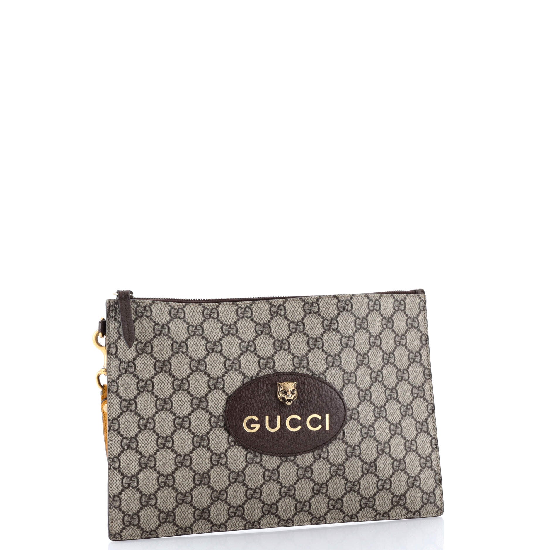 Neo Vintage Wristlet Pouch GG Coated Canvas
