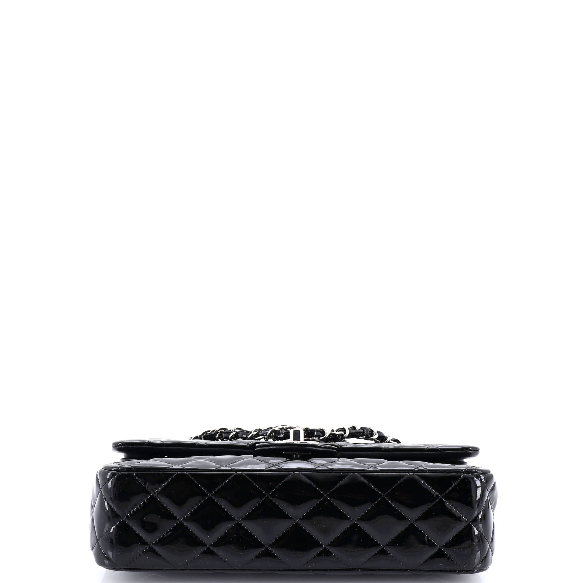 Classic Double Flap Bag Quilted Patent Medium