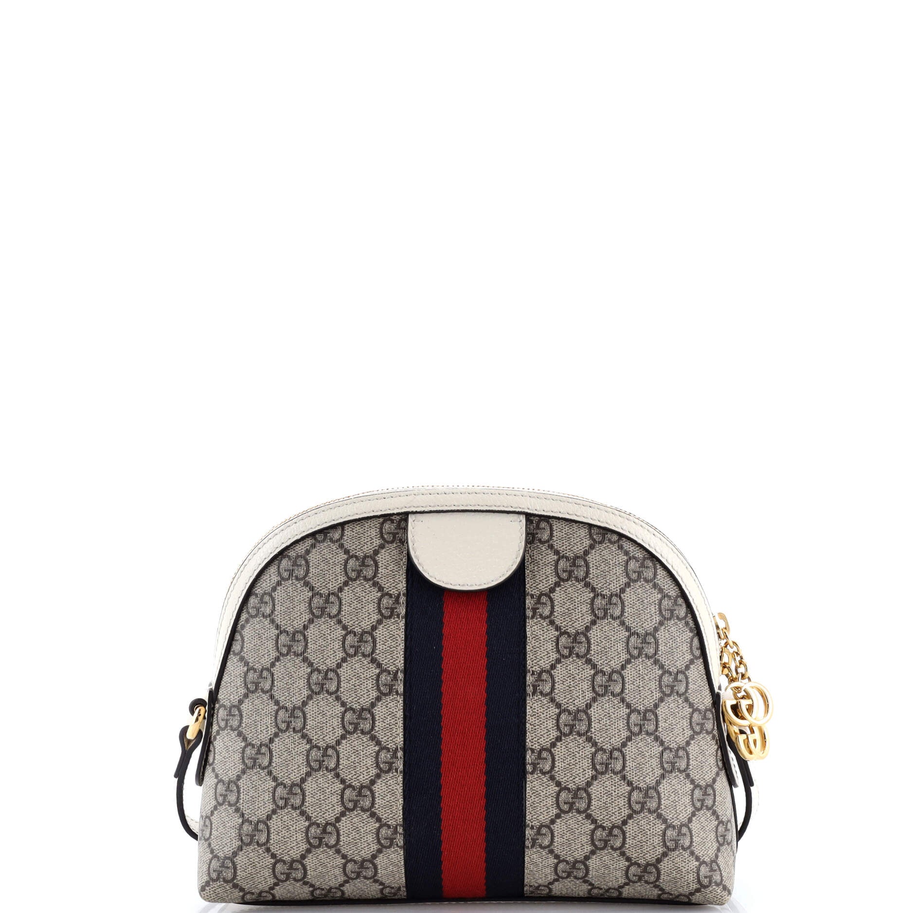 Ophidia Dome Shoulder Bag GG Coated Canvas Small