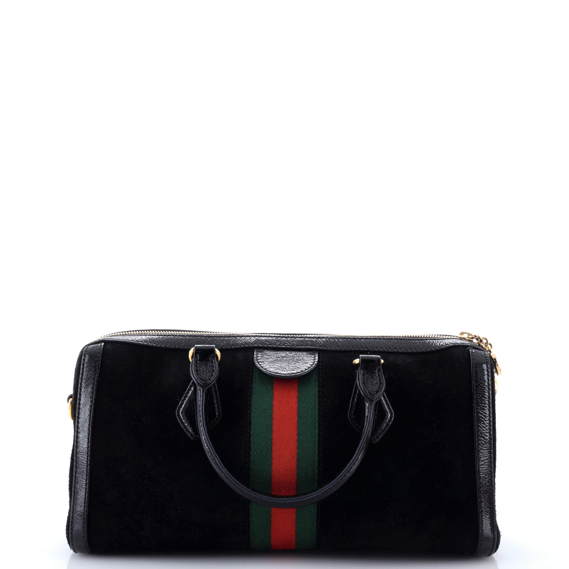 Ophidia Boston Bag Suede Medium