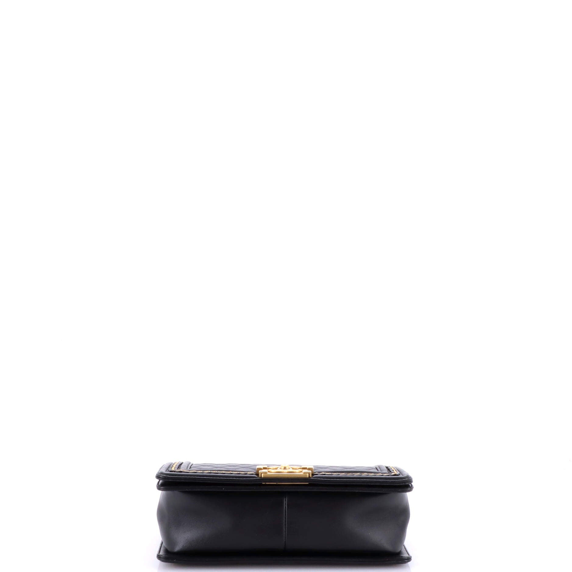 Boy Flap Bag Quilted Lambskin with Chain Detail Old Medium