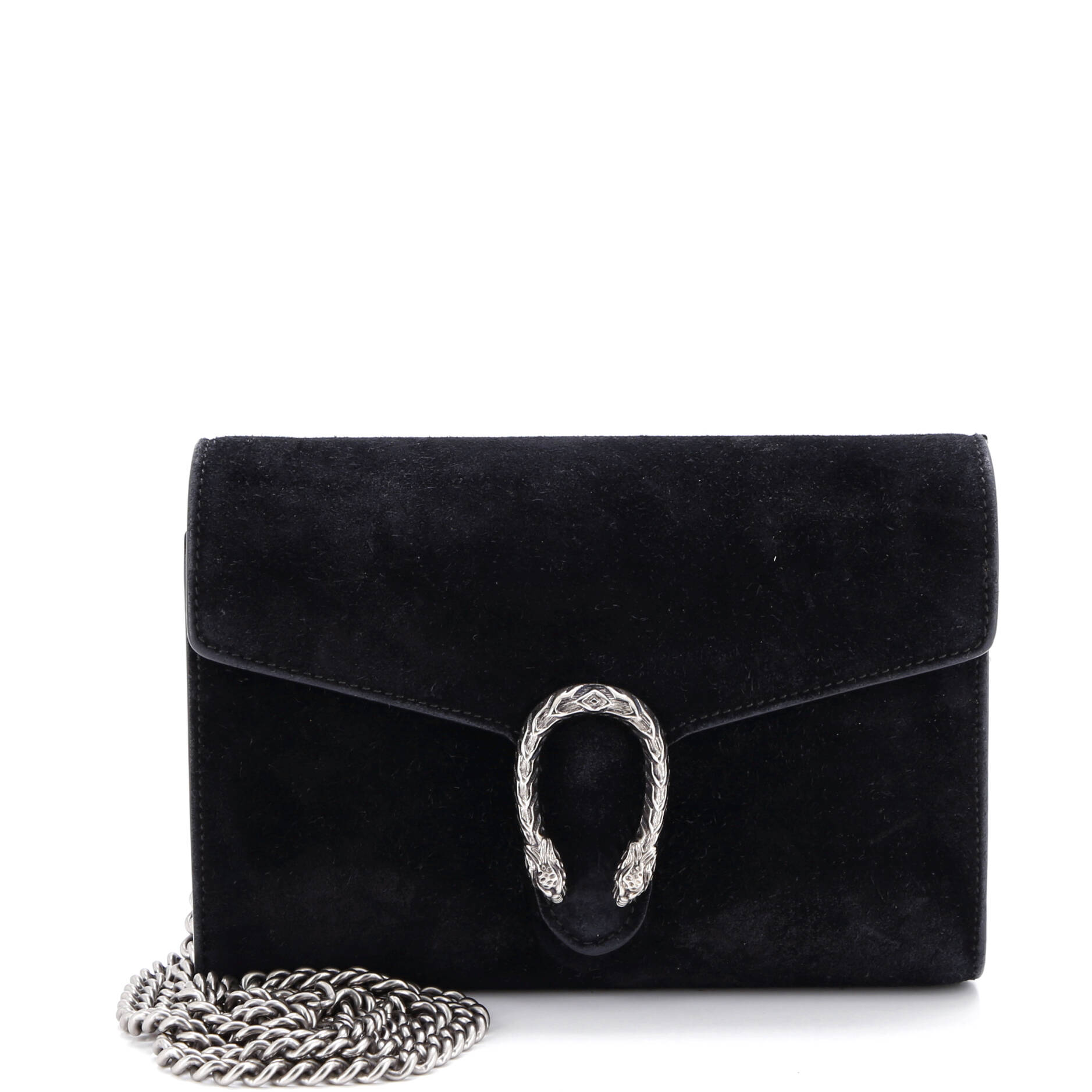 Dionysus Chain Wallet Suede Small