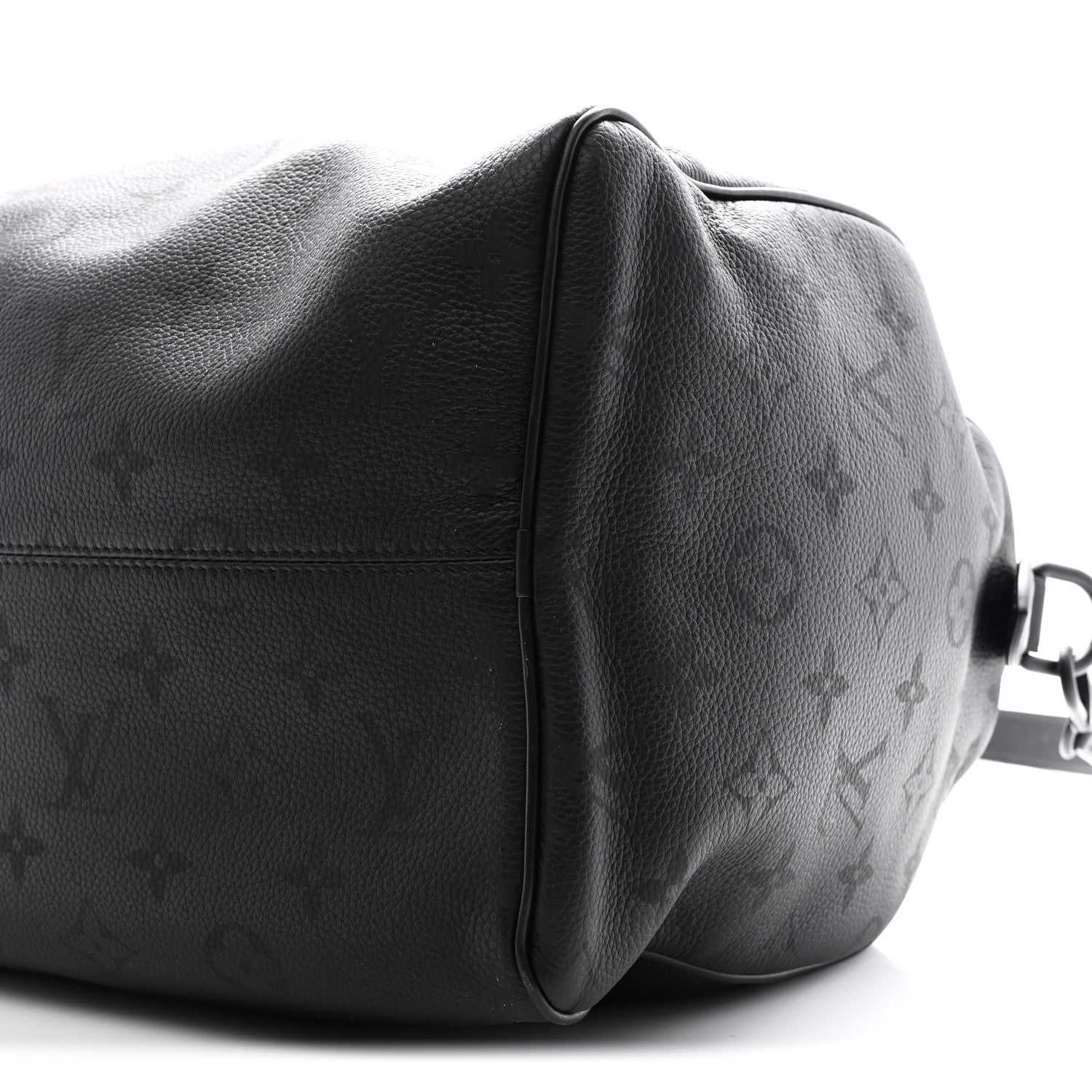 Calfskin Monogram Speedy P9 Bandouliere 40 Ultra Black
