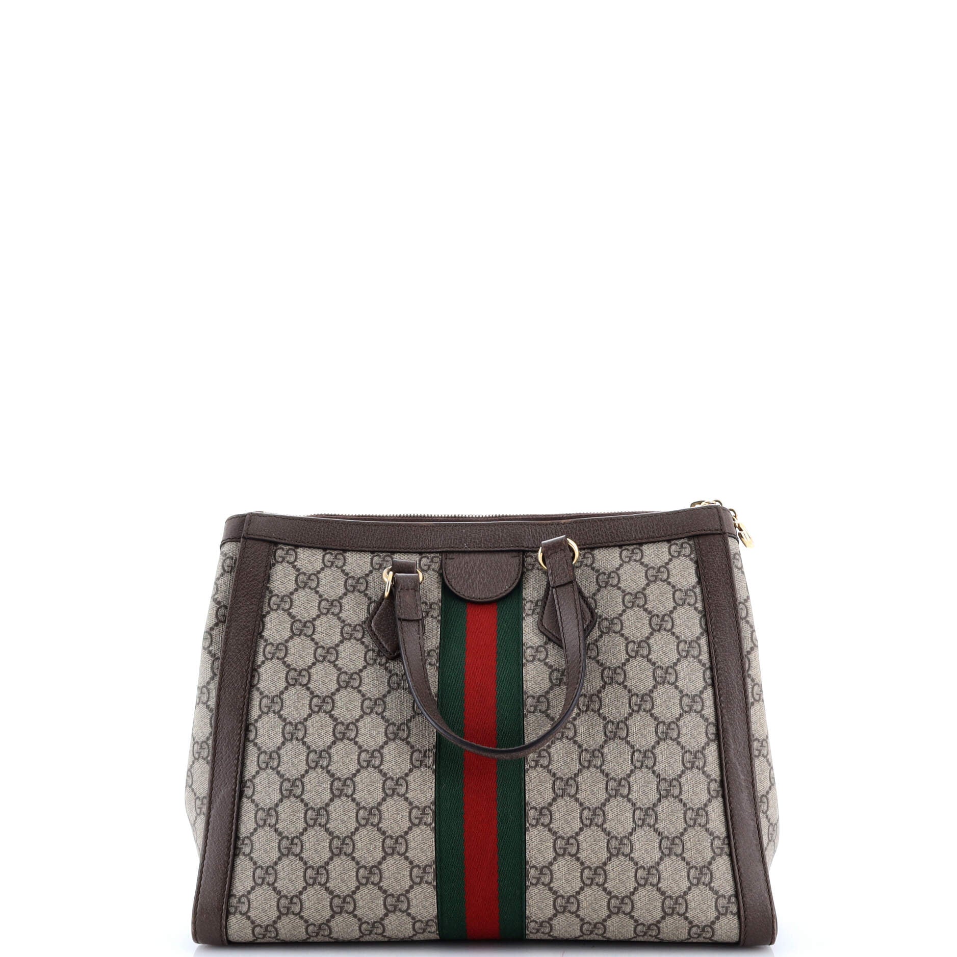 Ophidia Top Handle Tote GG Coated Canvas Medium