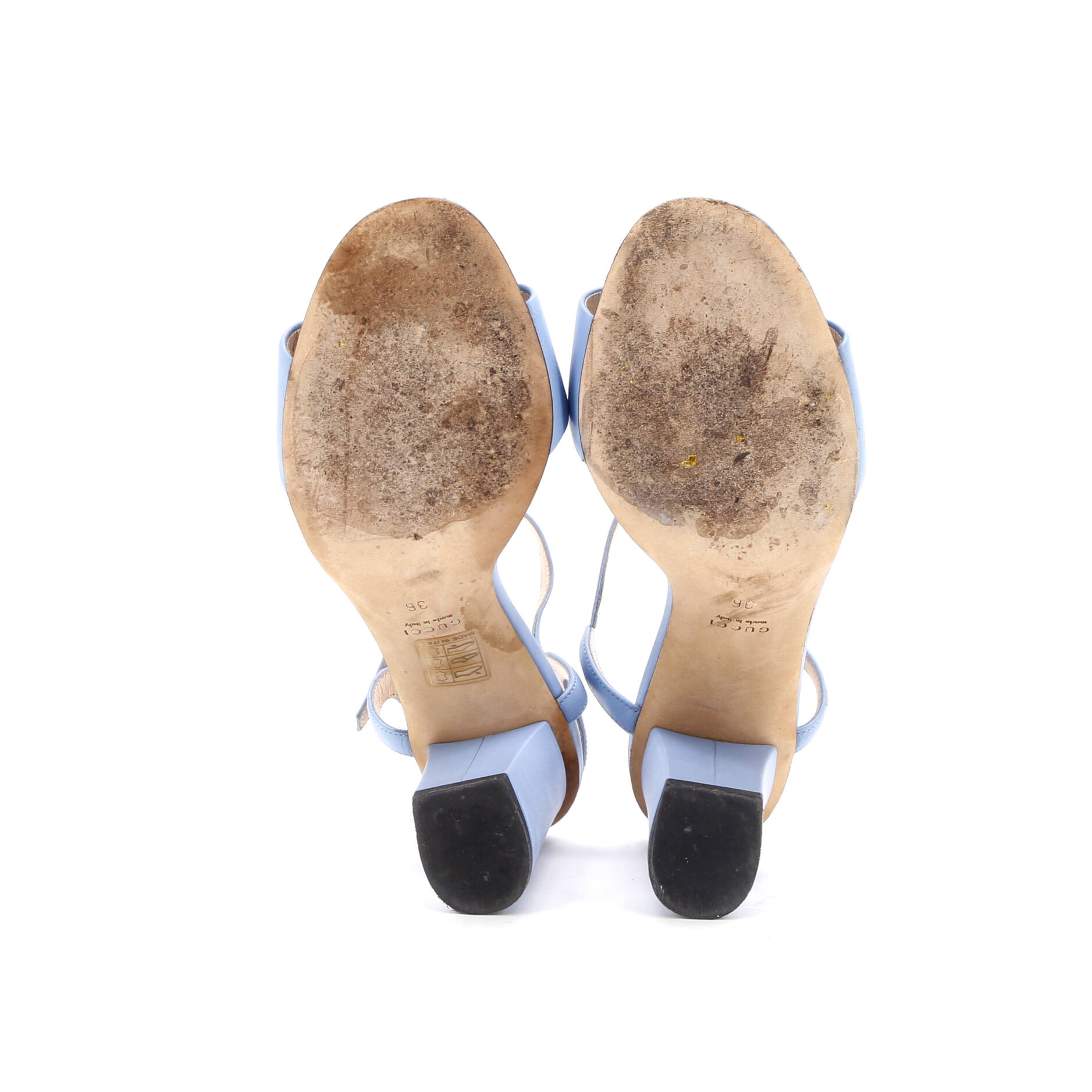 Women's Horsebit Ankle Strap Sandals Leather