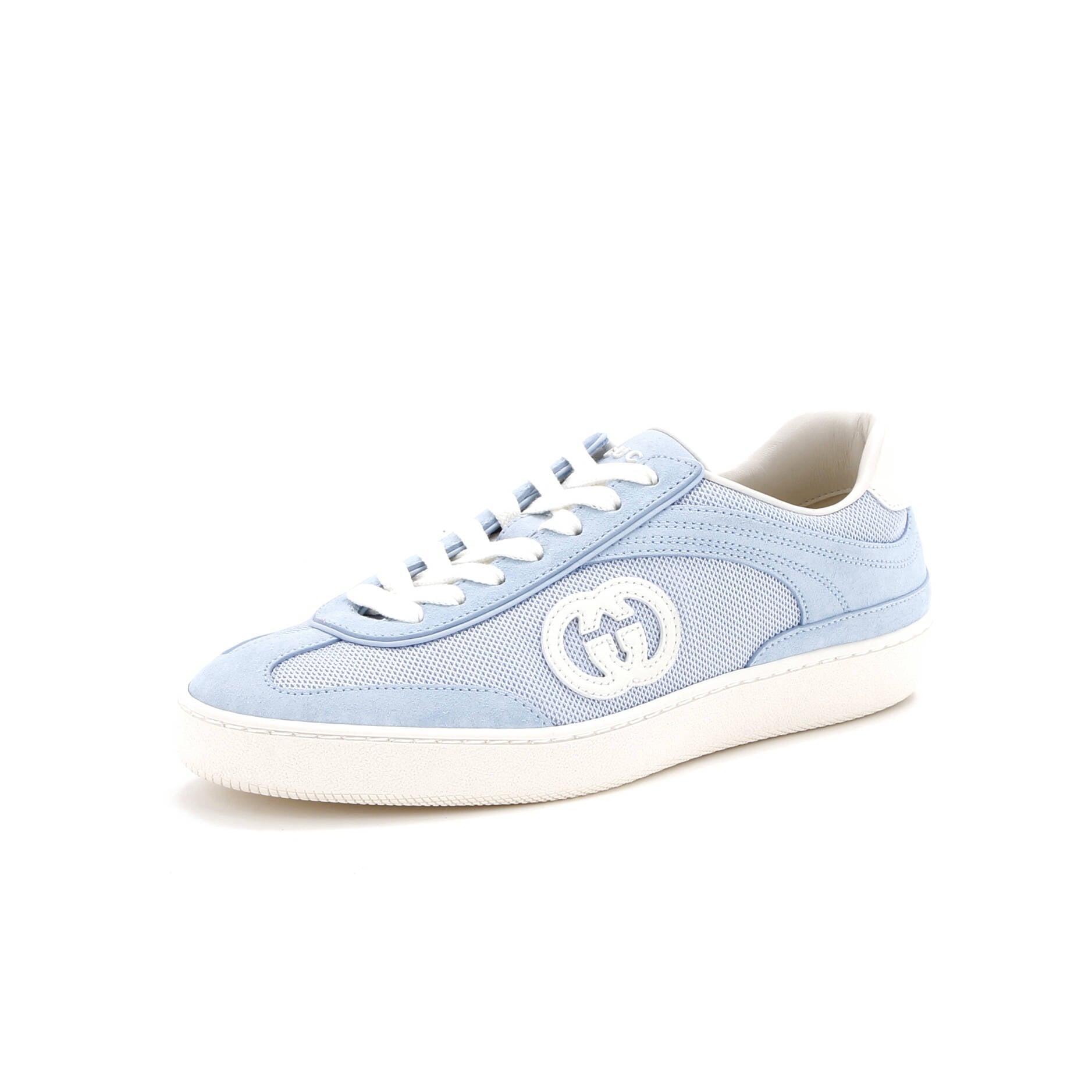 Women's G75 Low Top Sneakers GG Canvas and Suede
