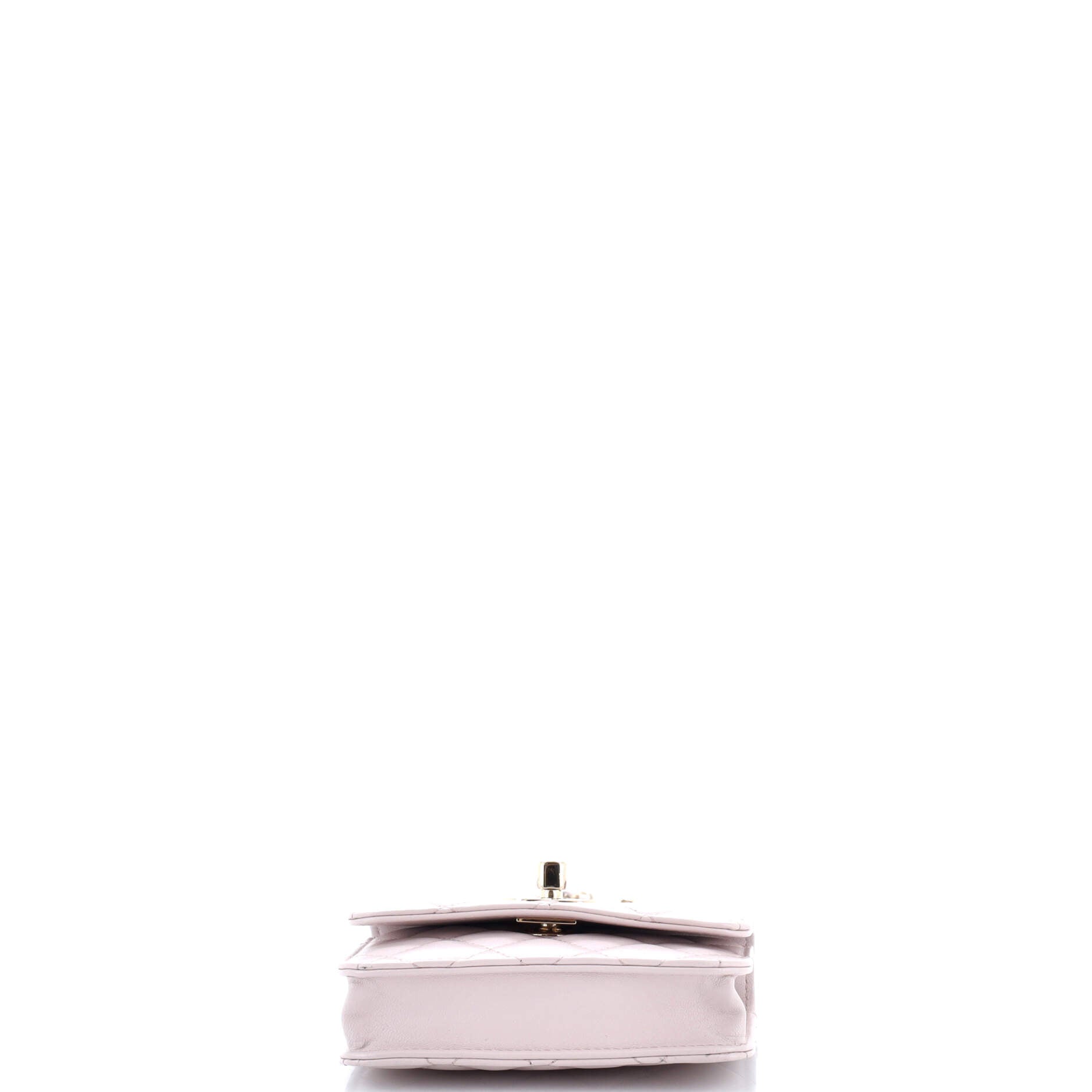 Trendy CC Card Holder on Chain Quilted Lambskin