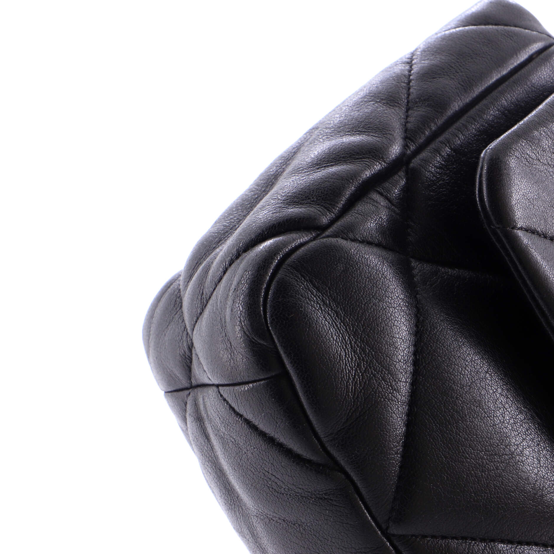 19 Flap Bag Quilted Leather Medium