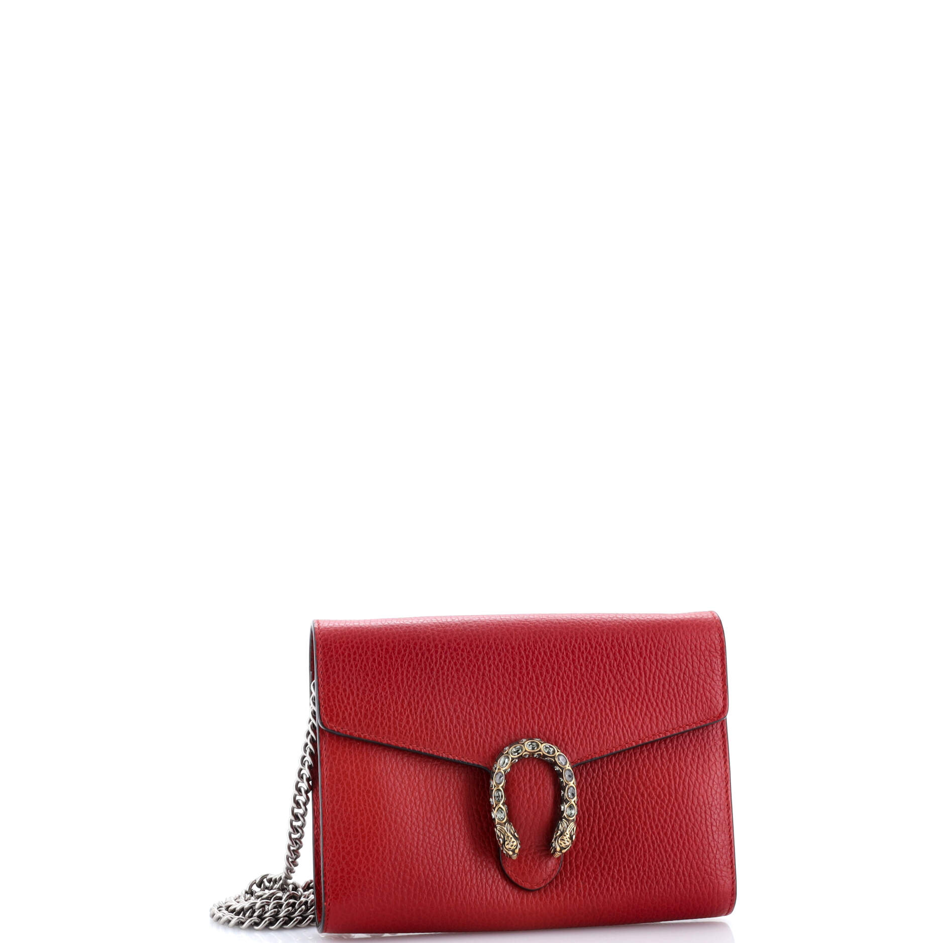 Dionysus Chain Wallet Leather with Embellished Detail Small