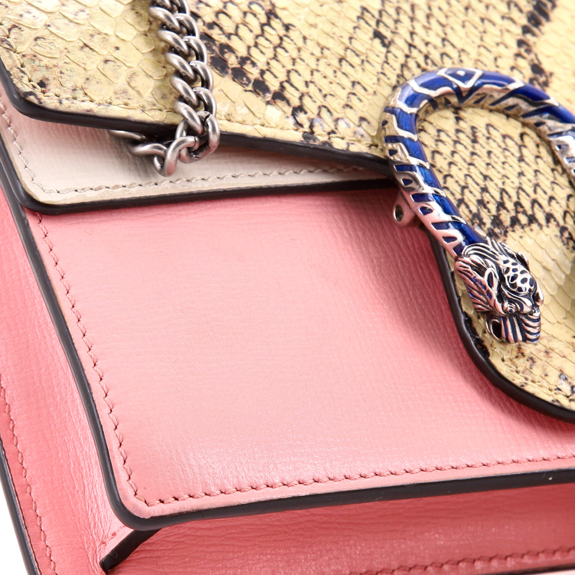 Dionysus Bag Python and Leather Super Mini