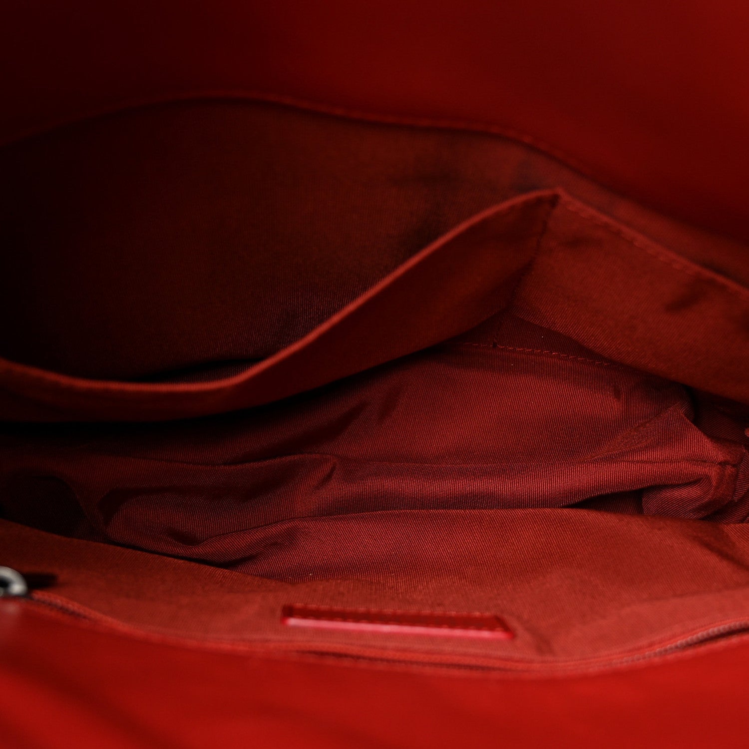 Lambskin Quilted Small Urban Delight Tote Red