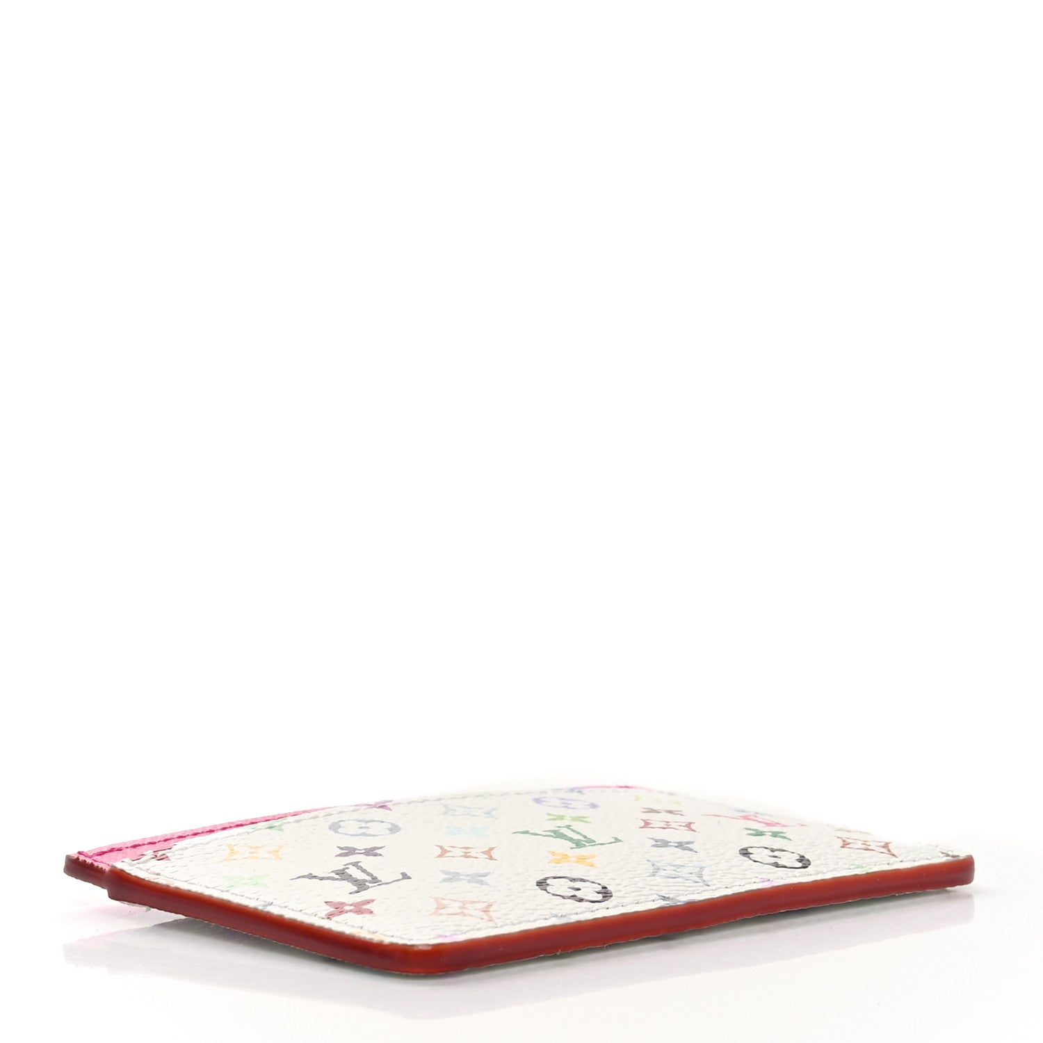 LV X TM Monogram Multicolor Card Holder Kawaii Pink