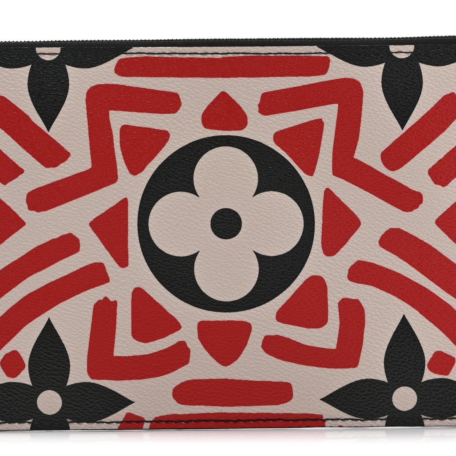 Monogram Giant Crafty Neverfull MM GM Pochette Creme Rouge Black