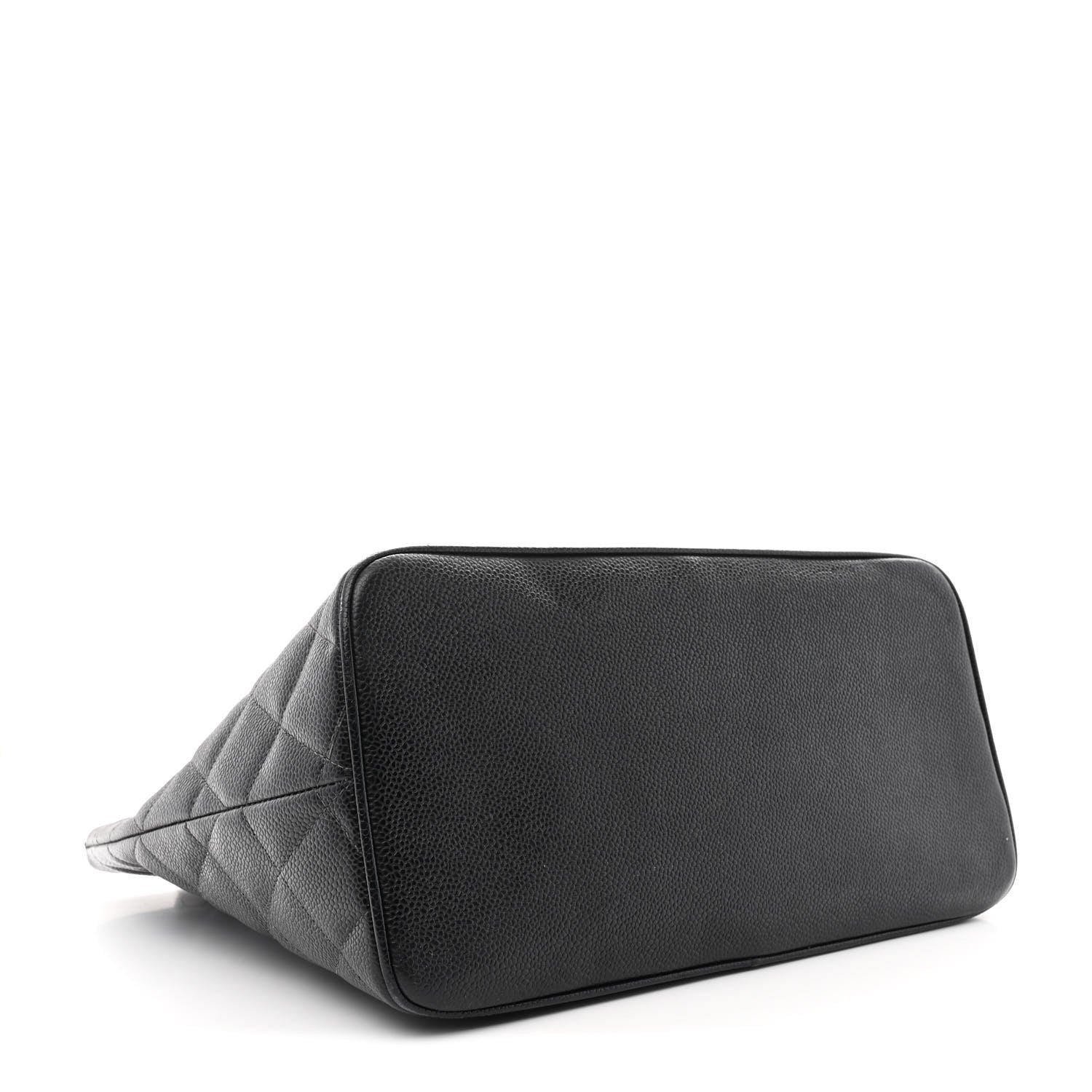 Caviar Quilted Medallion Tote Black