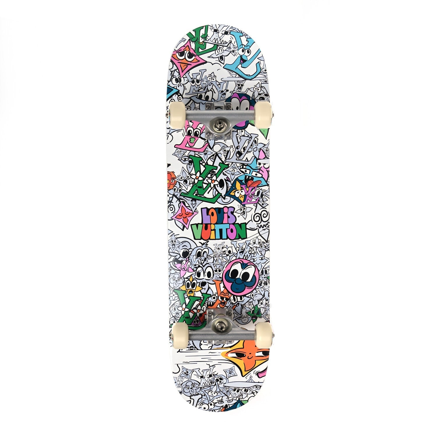 Monogram Comics Wood Skateboard Multicolor