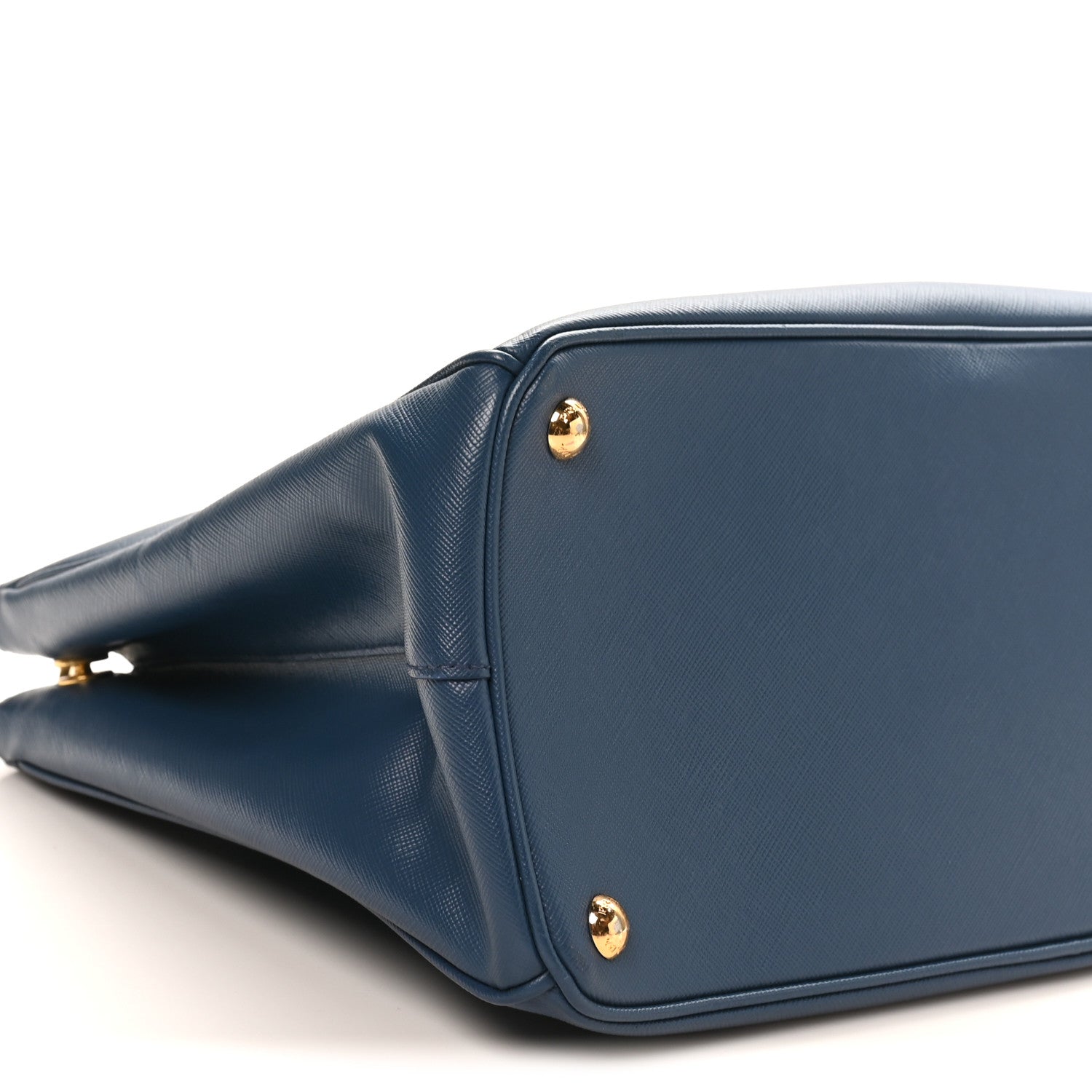 Saffiano Large Galleria Double Zip Tote Bluette