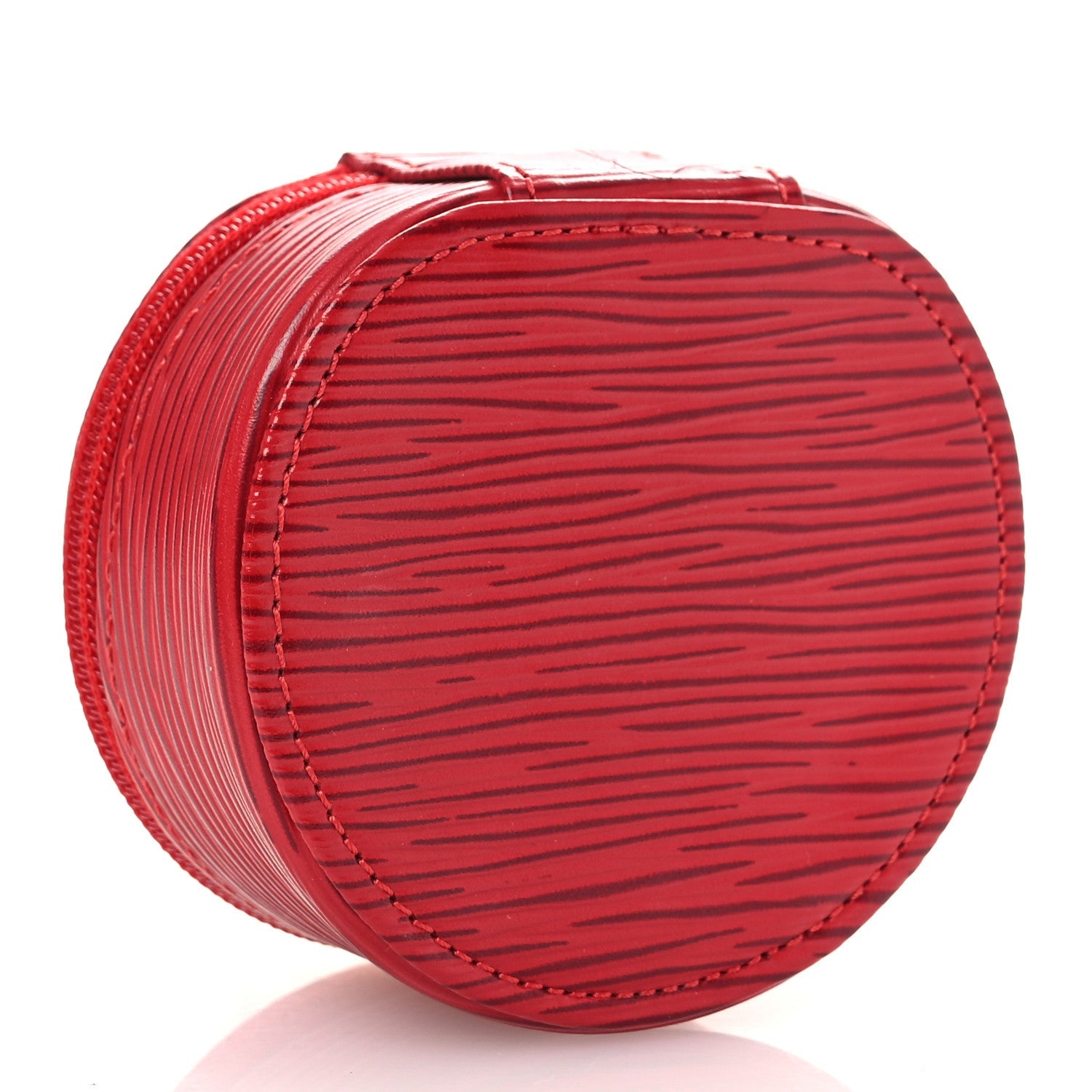 Epi Ecrin Bijoux 8cm Jewelry Box Case Castillan Red