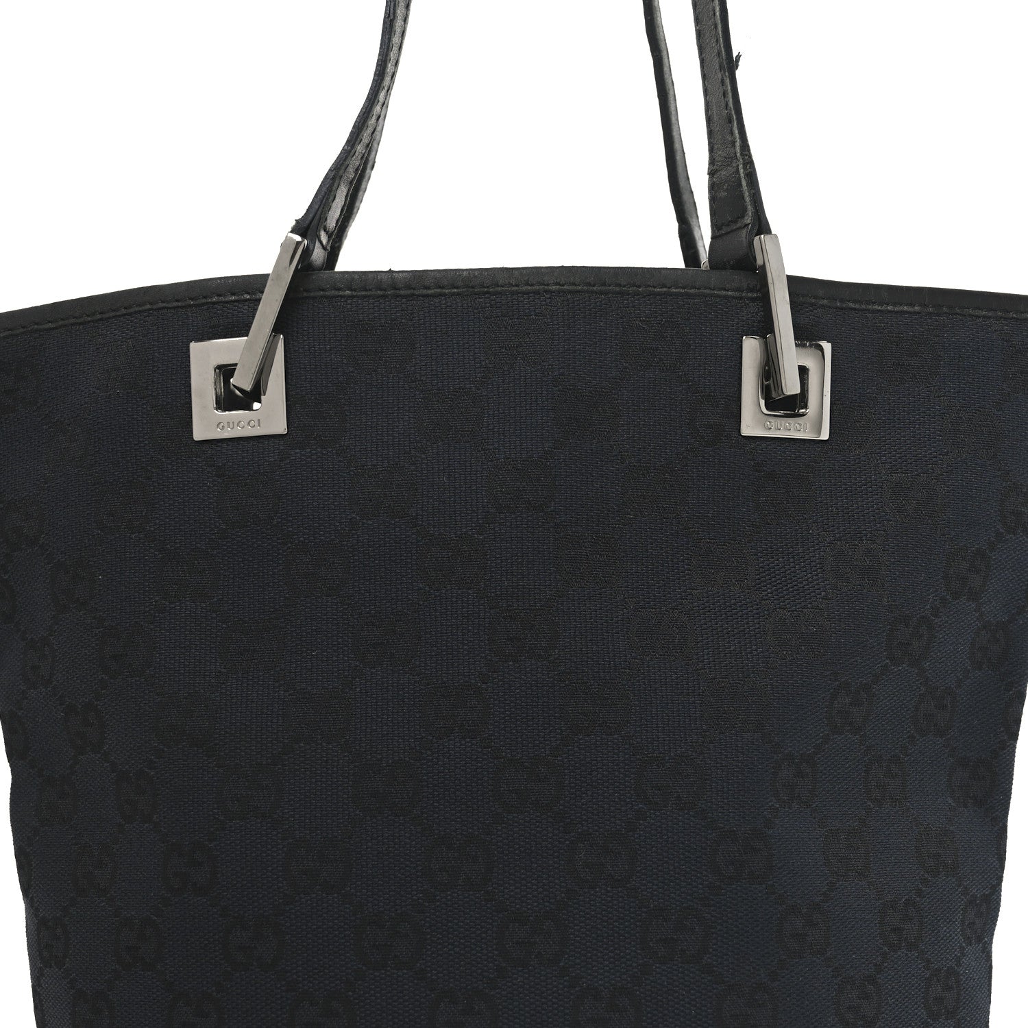 Monogram Small Bucket Tote Black