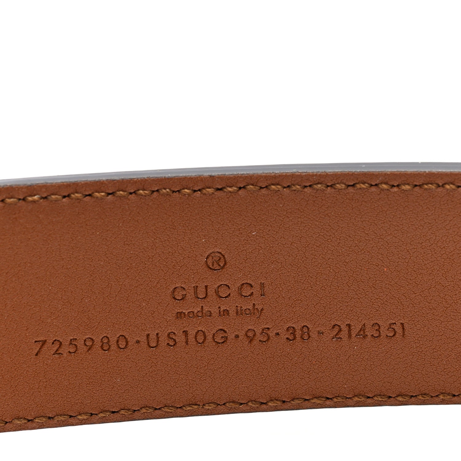 Ciny Calfskin Lux Torchon 35mm Belt 95 38 Cuir