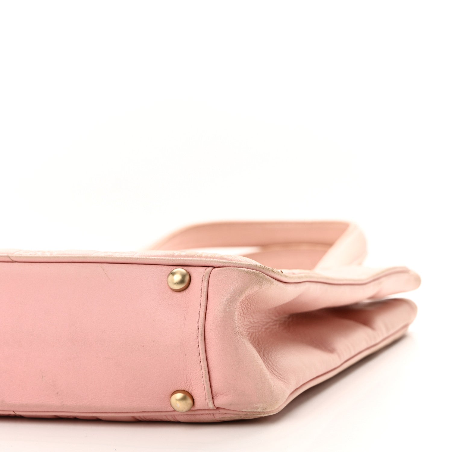 Lambskin Precious Symbols Shopping Tote Pink