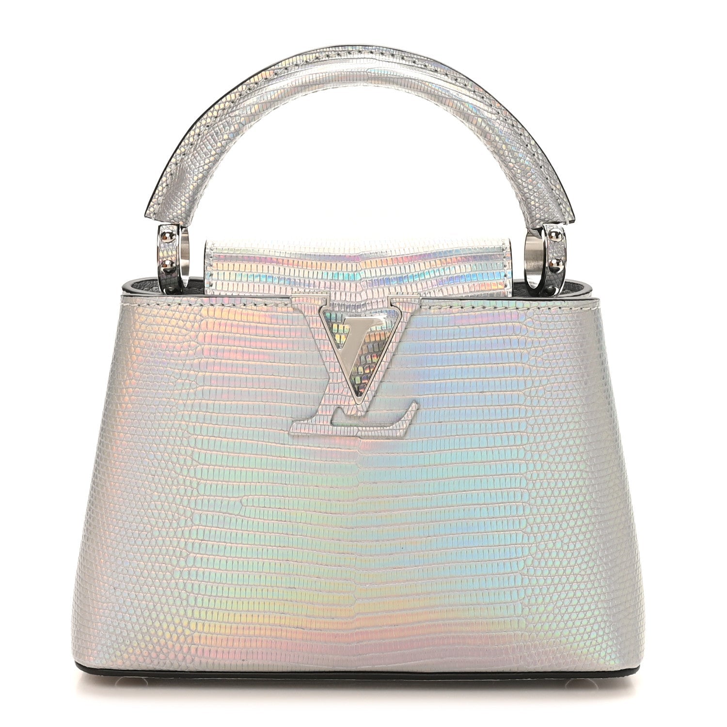 Iridescent Lizard Capucines Mini